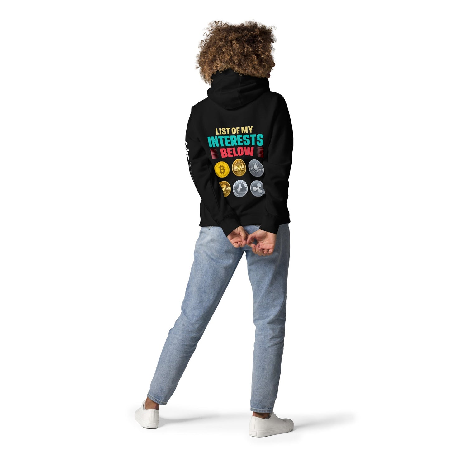 List of my Interests below - Unisex Hoodie ( Back Print ) by DarkByteGear