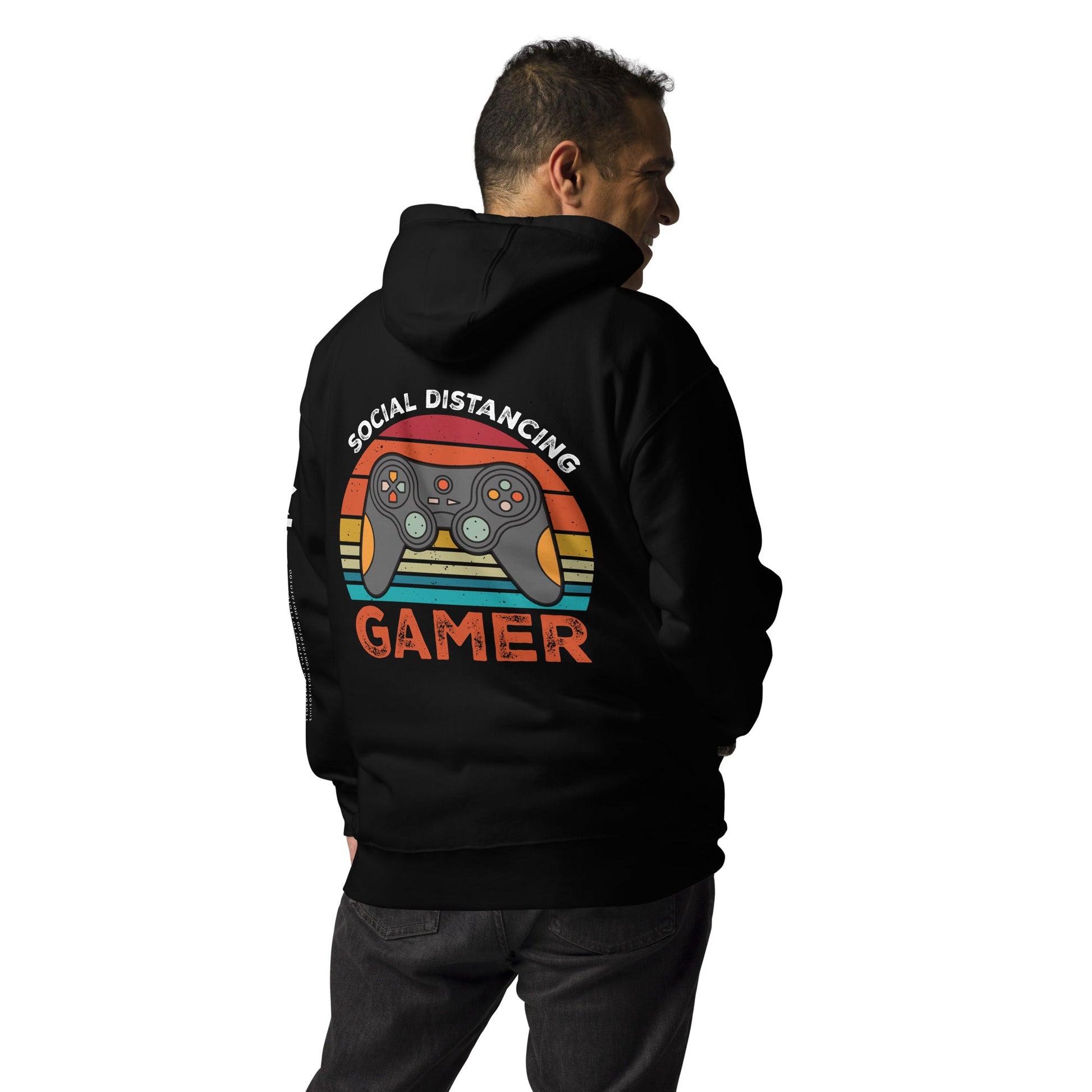 Social Distancing Gamer - Unisex Hoodie by DarkByteGear