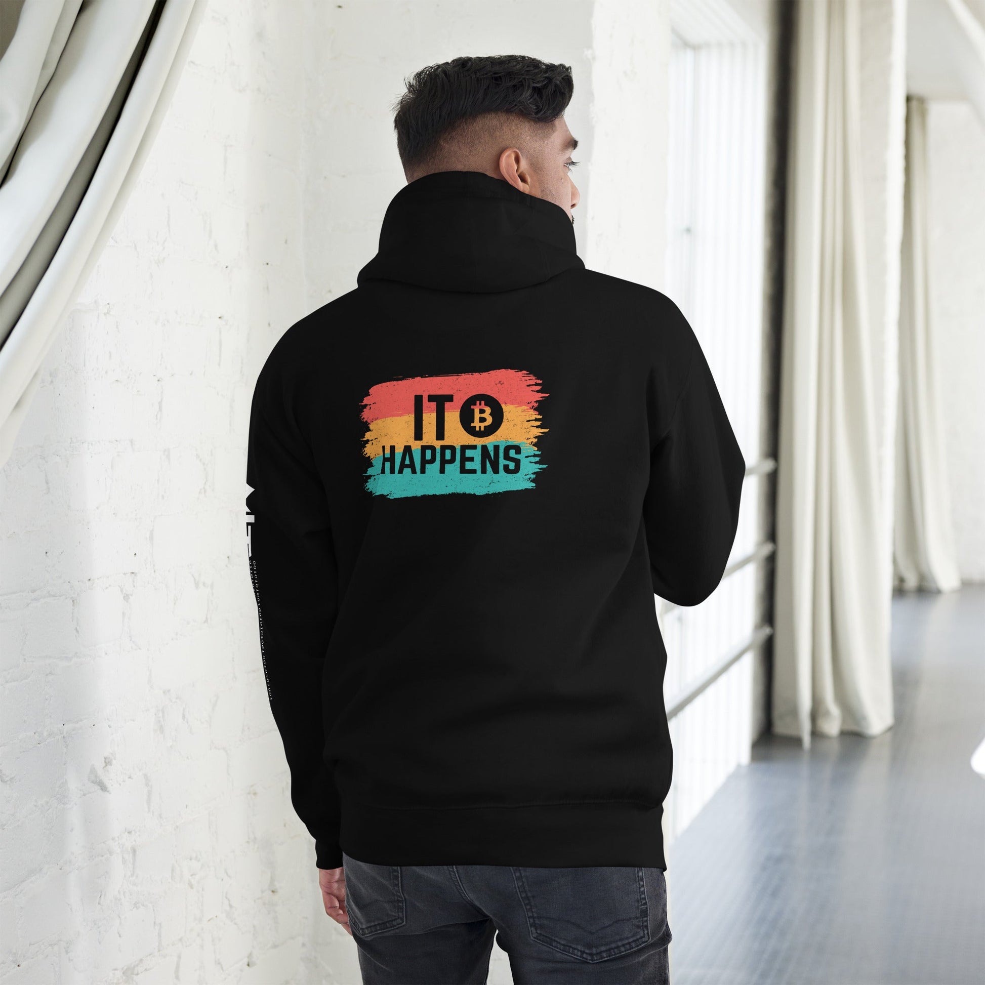 It happens Unisex Hoodie ( Back Print ) by DarkByteGear