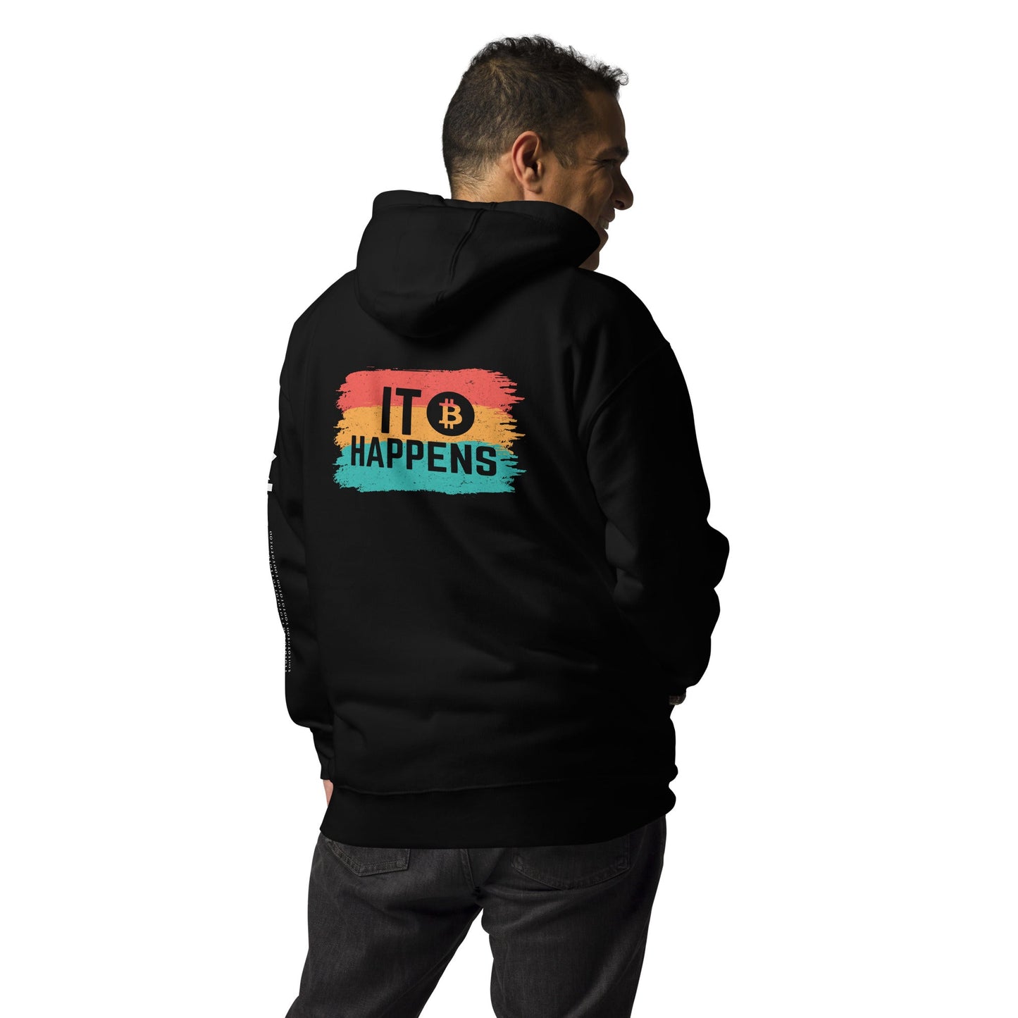 It happens Unisex Hoodie ( Back Print ) by DarkByteGear