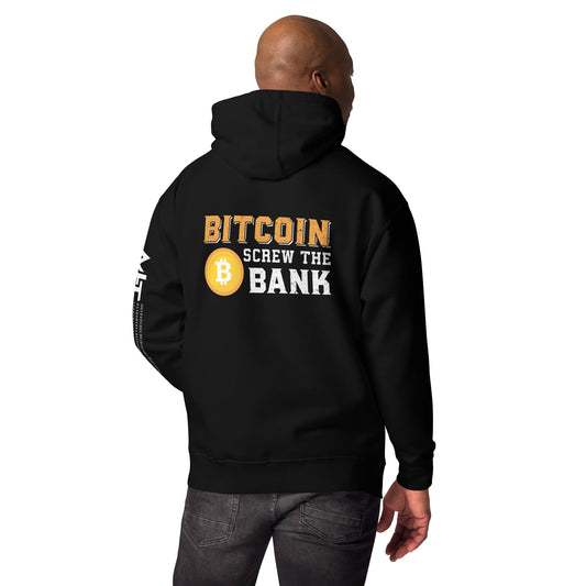 Bitcoin Screw the Bank - Unisex Hoodie by DarkByteGear