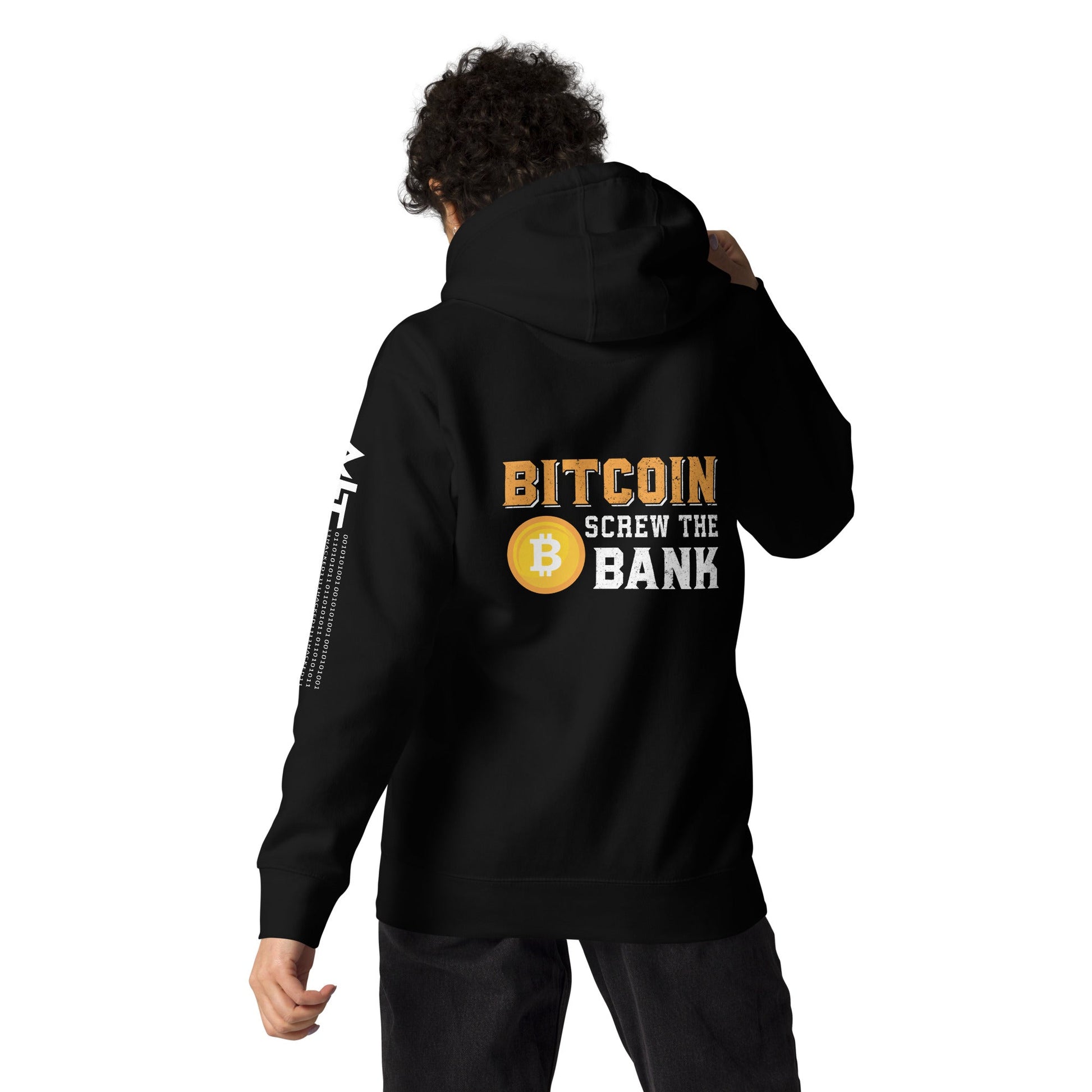 Bitcoin Screw the Bank - Unisex Hoodie by DarkByteGear