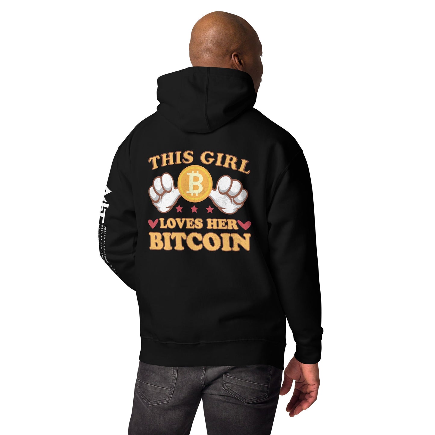 This girl Loves her Bitcoin - Unisex Hoodie by DarkByteGear