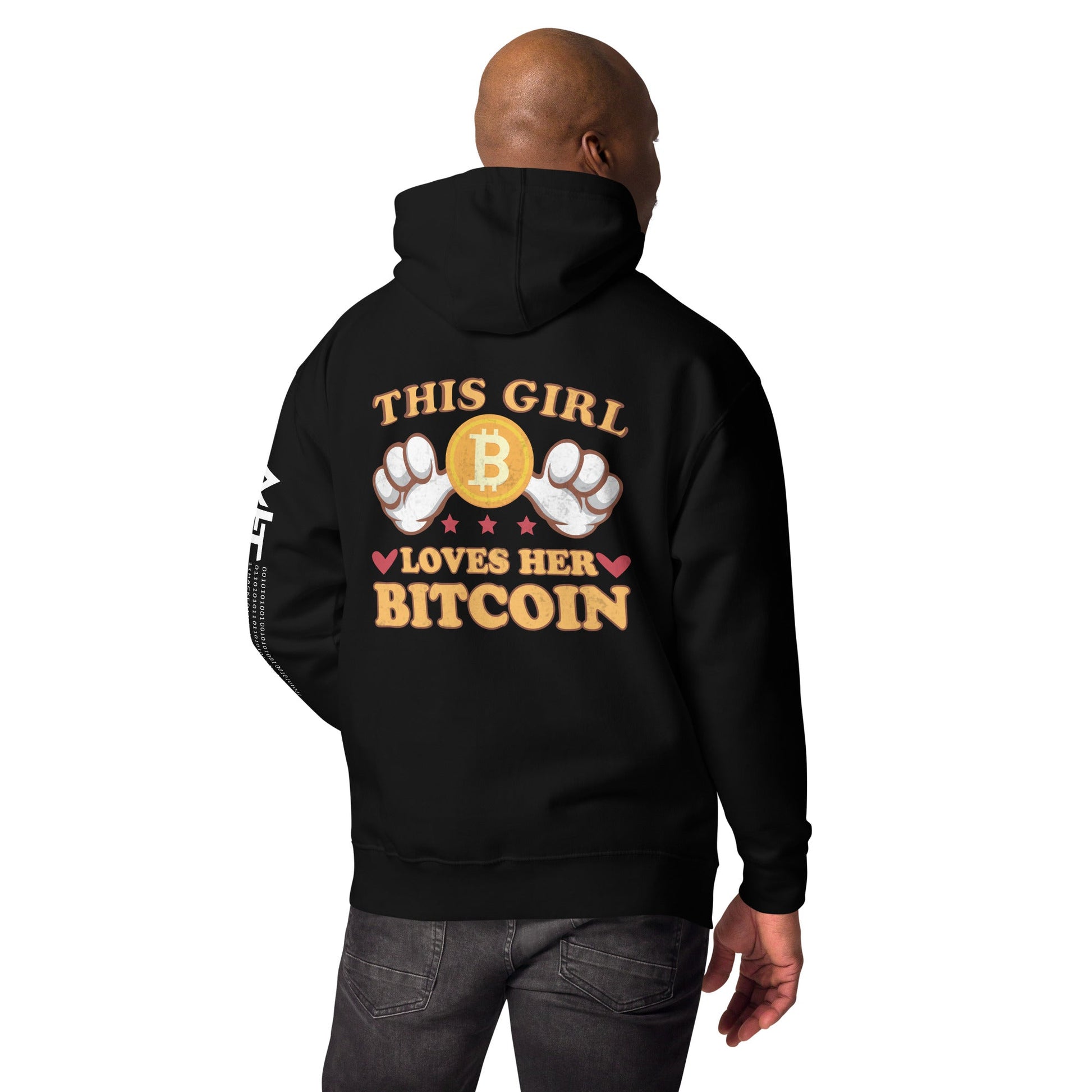 This girl Loves her Bitcoin - Unisex Hoodie by DarkByteGear