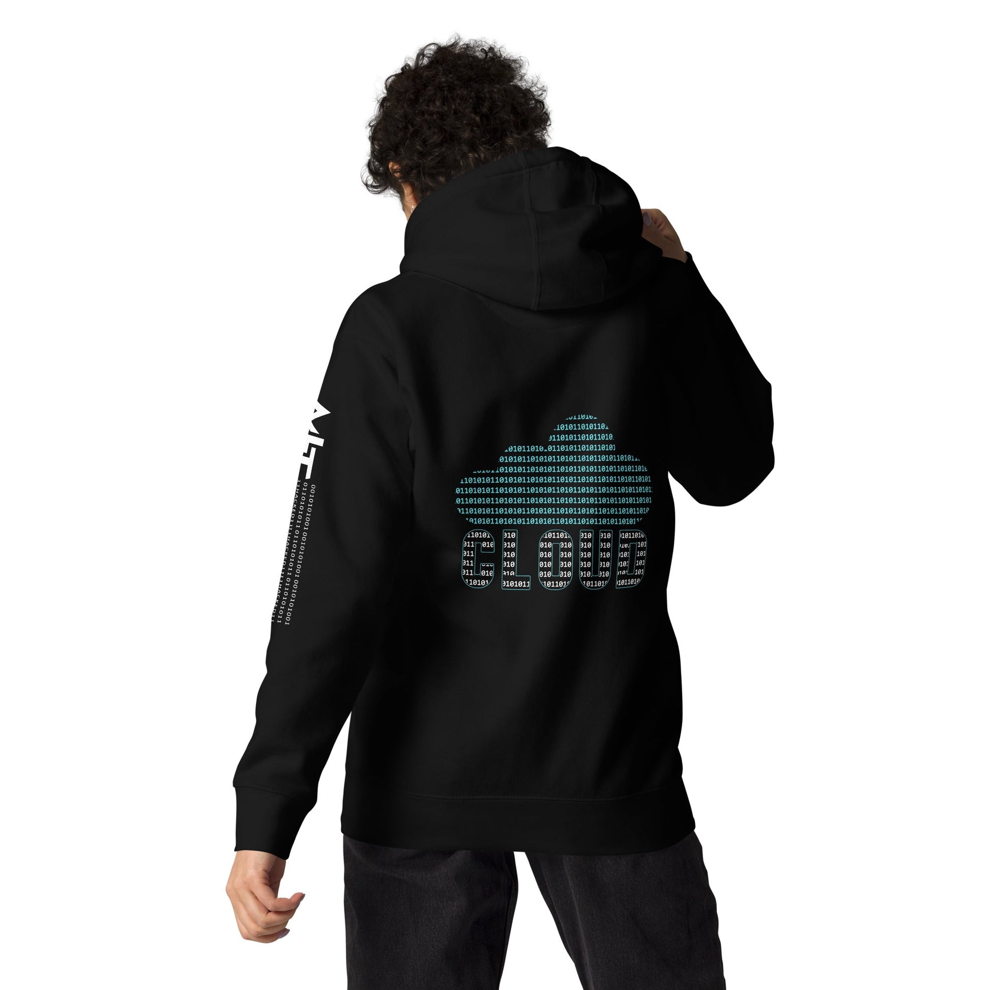 Digital Cloud - Unisex Hoodie ( Back Print ) by DarkByteGear