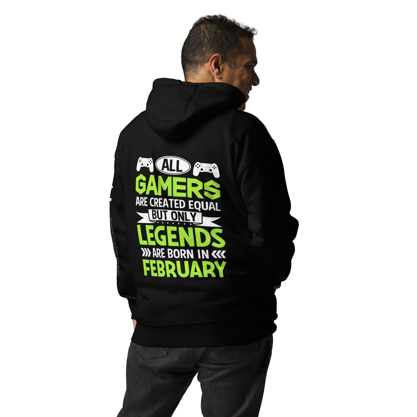 All Gamers are created equal - Unisex Hoodie ( Back Print ) by DarkByteGear