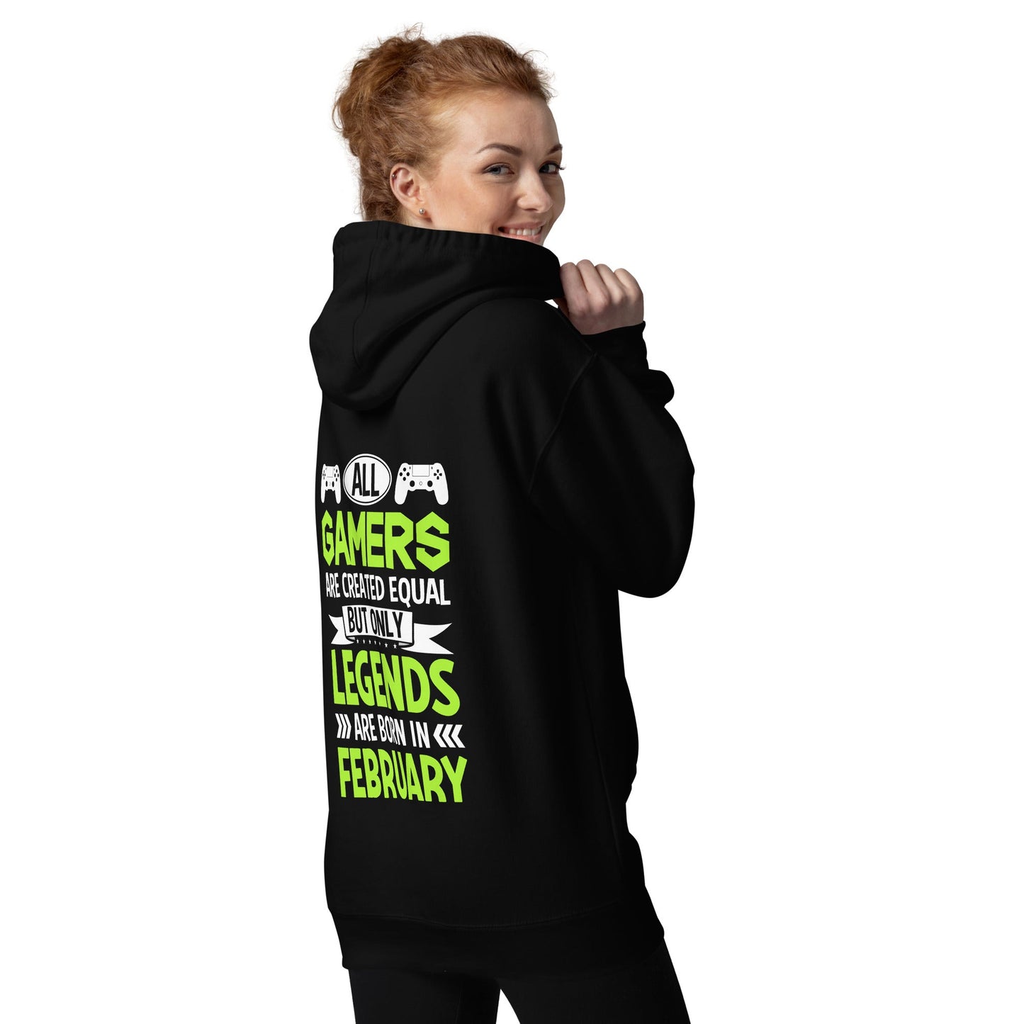 All Gamers are created equal - Unisex Hoodie ( Back Print ) by DarkByteGear