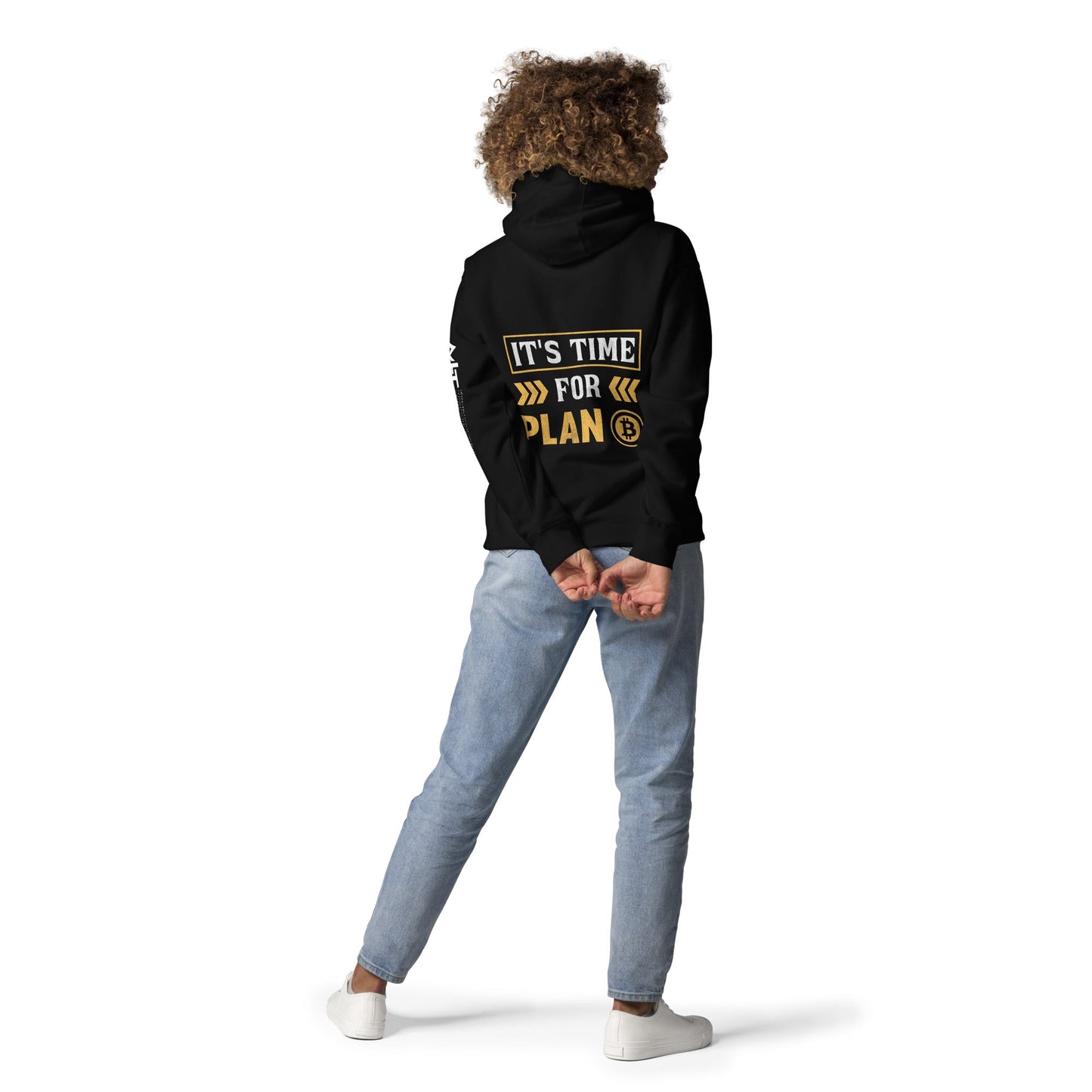 It's Time for Plan B - Unisex Hoodie ( Back Print ) by DarkByteGear