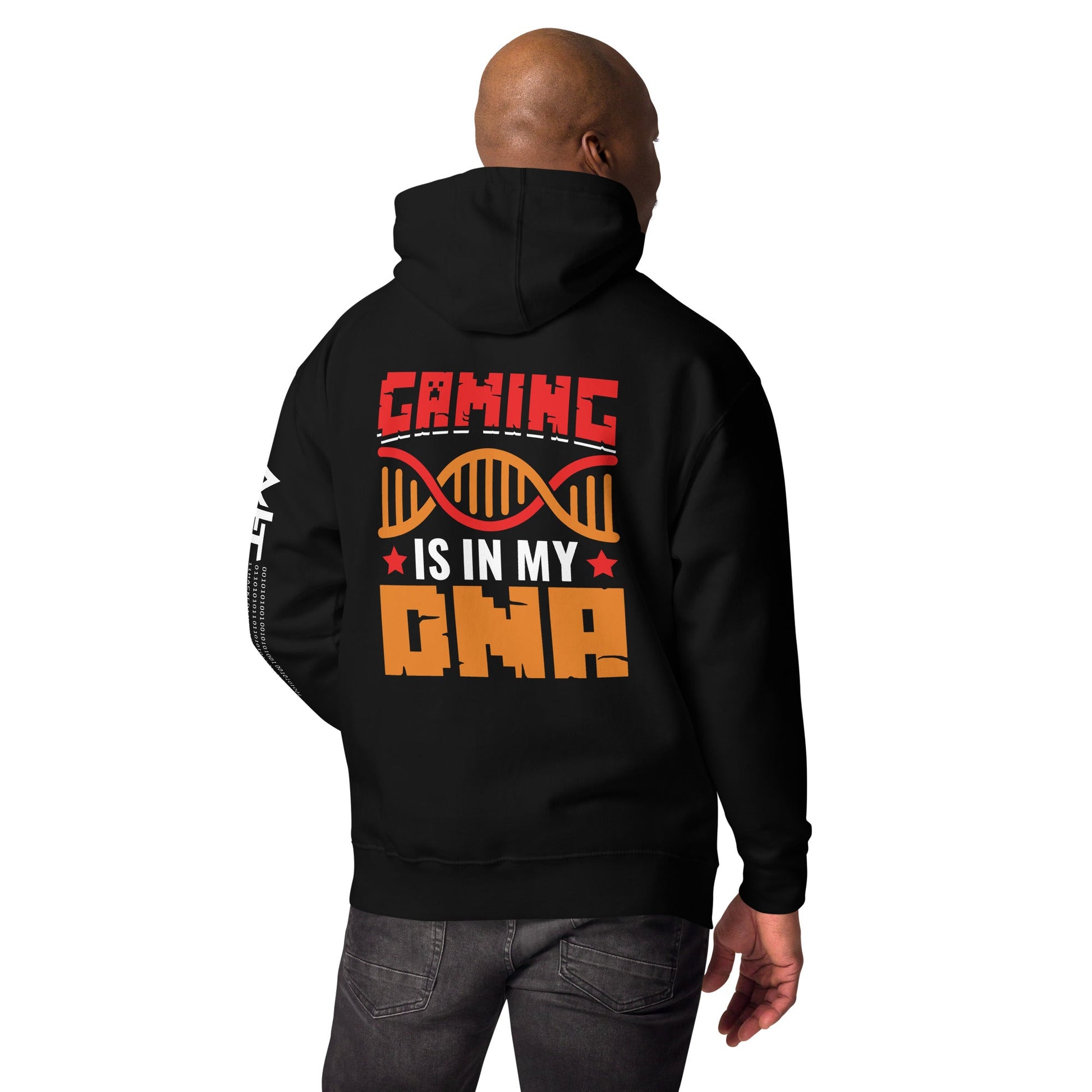 Gaming is in My DNA - Unisex Hoodie ( Back Print ) by DarkByteGear