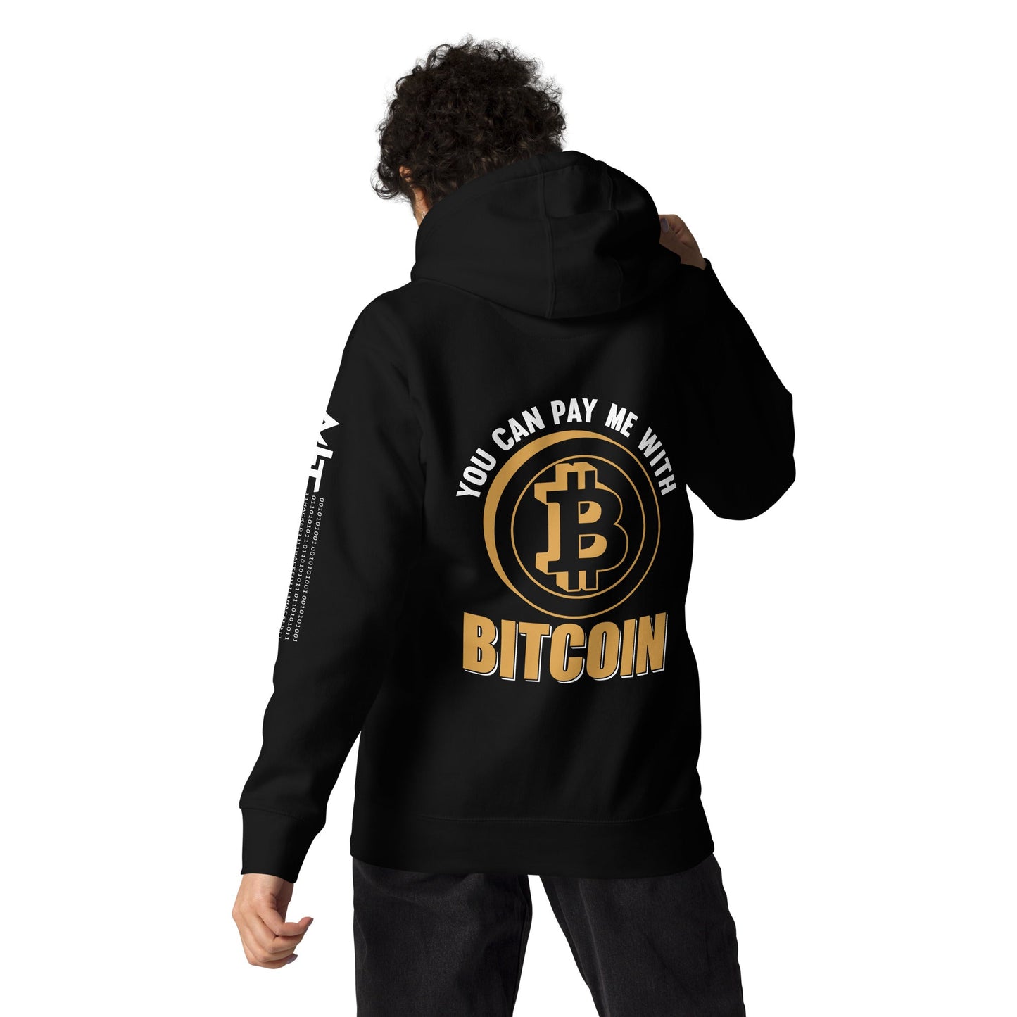You can Pay me with Bitcoin Unisex Hoodie by DarkByteGear