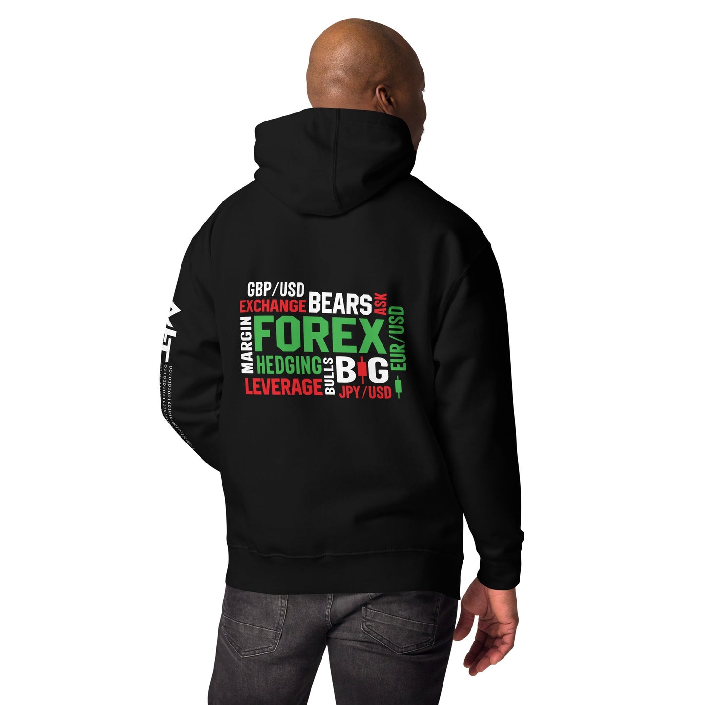 GMP Forex Trading ( DB ) - Unisex Hoodie ( Back Print ) by DarkByteGear