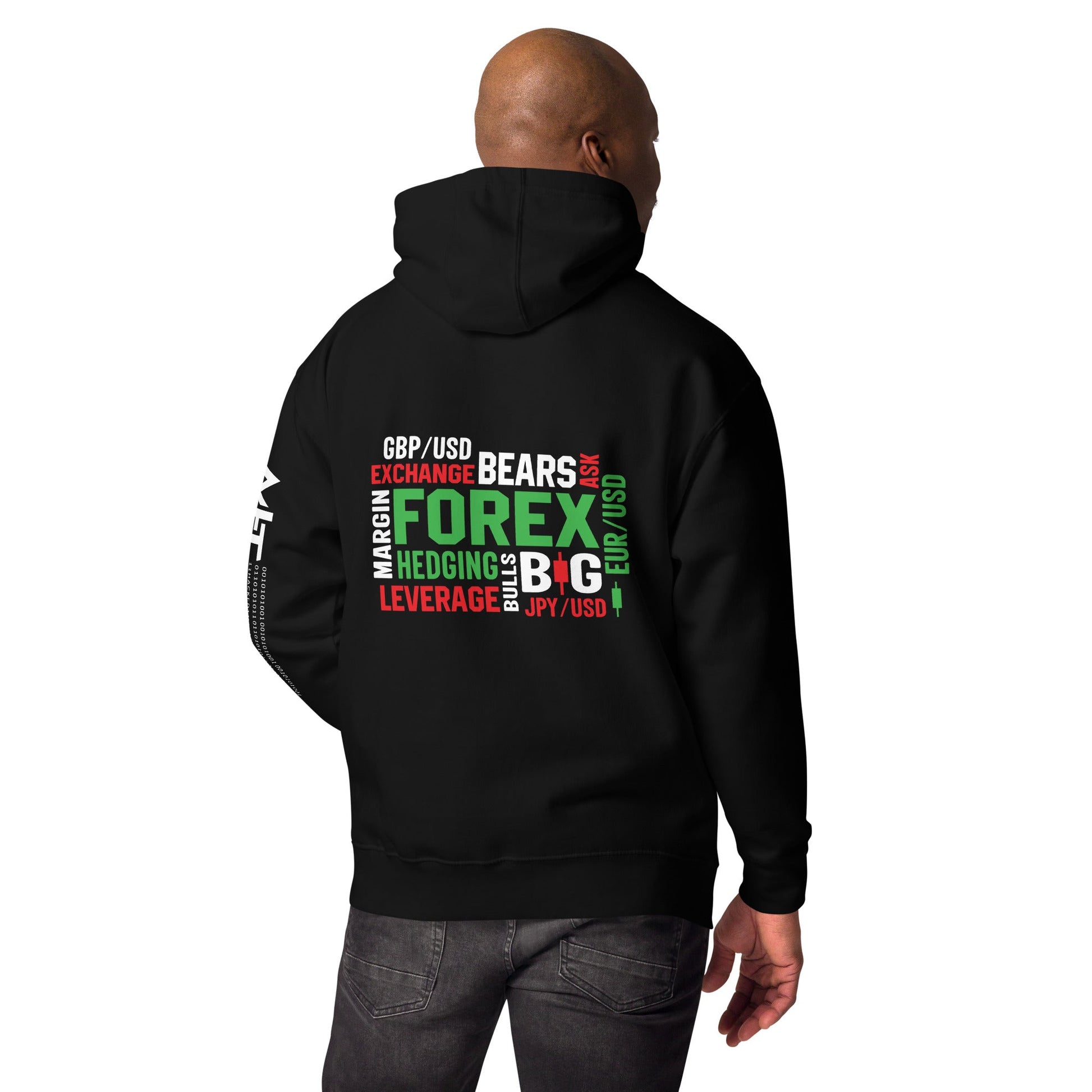 GMP Forex Trading ( DB ) - Unisex Hoodie ( Back Print ) by DarkByteGear