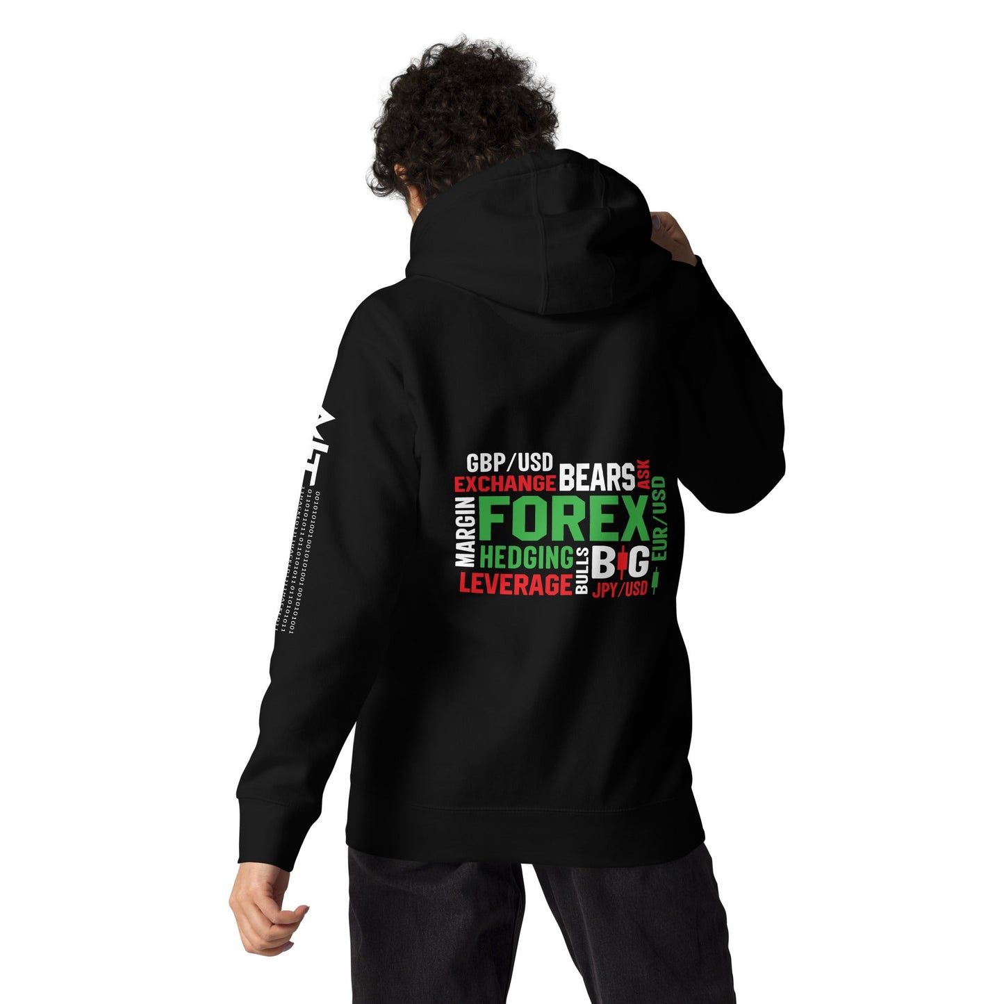 GMP Forex Trading ( DB ) - Unisex Hoodie ( Back Print ) by DarkByteGear