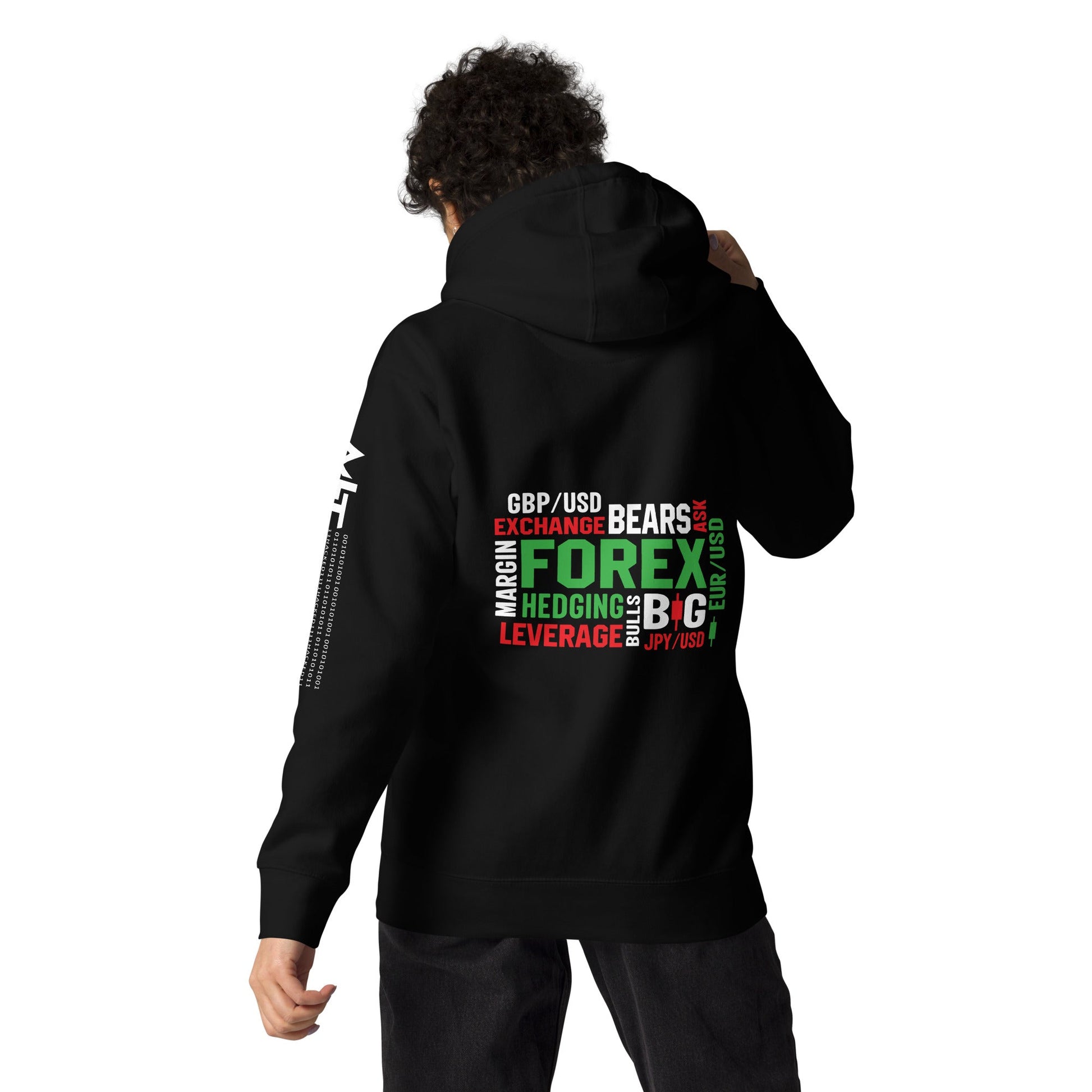GMP Forex Trading ( DB ) - Unisex Hoodie ( Back Print ) by DarkByteGear
