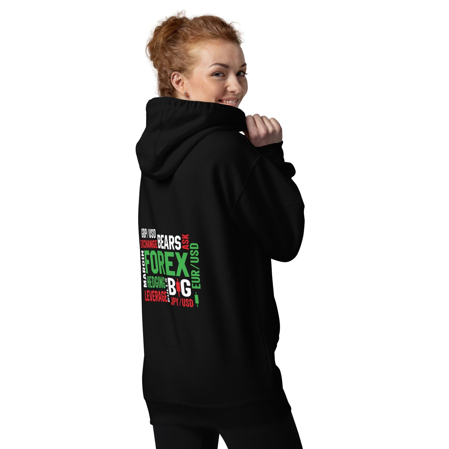 GMP Forex Trading ( DB ) - Unisex Hoodie ( Back Print ) by DarkByteGear