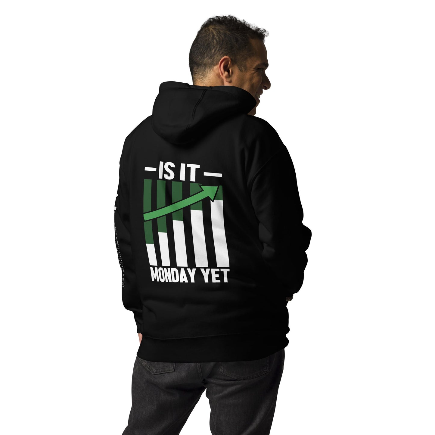 Is it Monday Yet - Unisex Hoodie ( Back Print ) by DarkByteGear