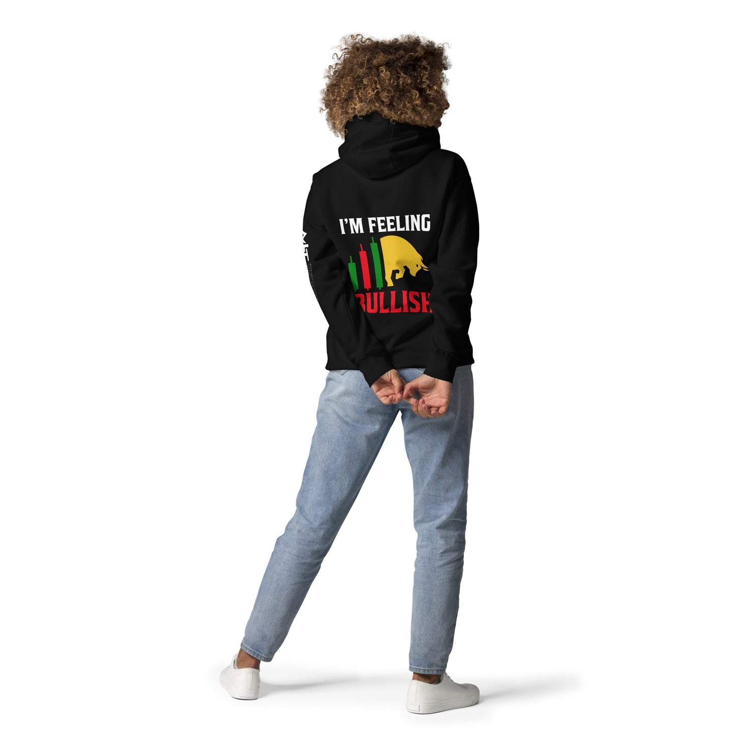 I'm Feeling Bullish Tanvir - Unisex Hoodie ( Back Print ) by DarkByteGear