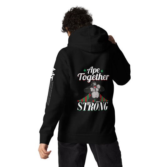Ape together strong - Unisex Hoodie ( Back Print ) by DarkByteGear