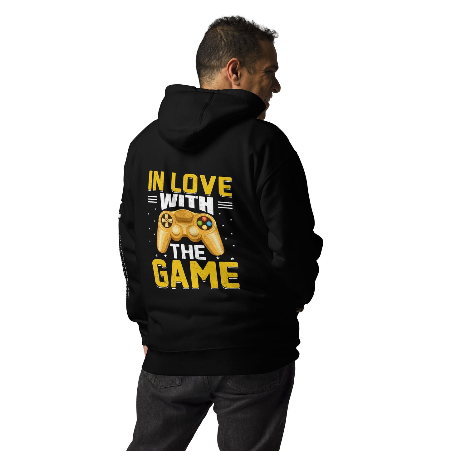 In Love With The Game - Unisex Hoodie ( Back Print ) by DarkByteGear