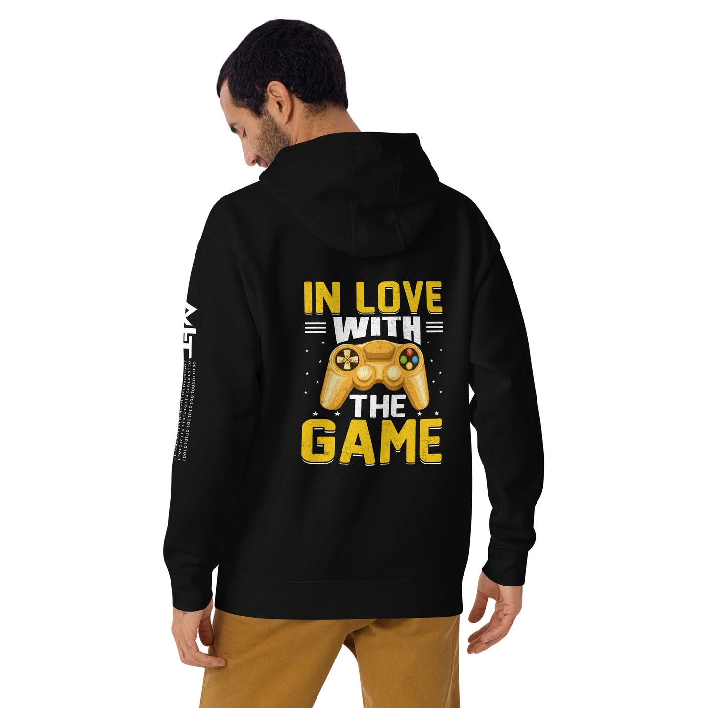 In Love With The Game - Unisex Hoodie ( Back Print ) by DarkByteGear