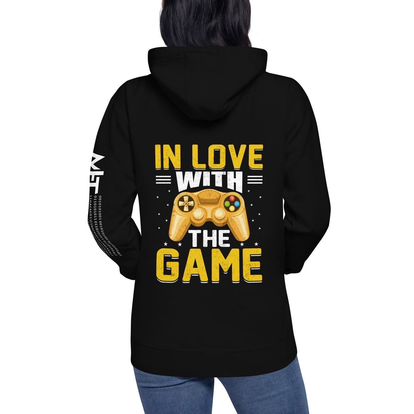 In Love With The Game - Unisex Hoodie ( Back Print ) by DarkByteGear