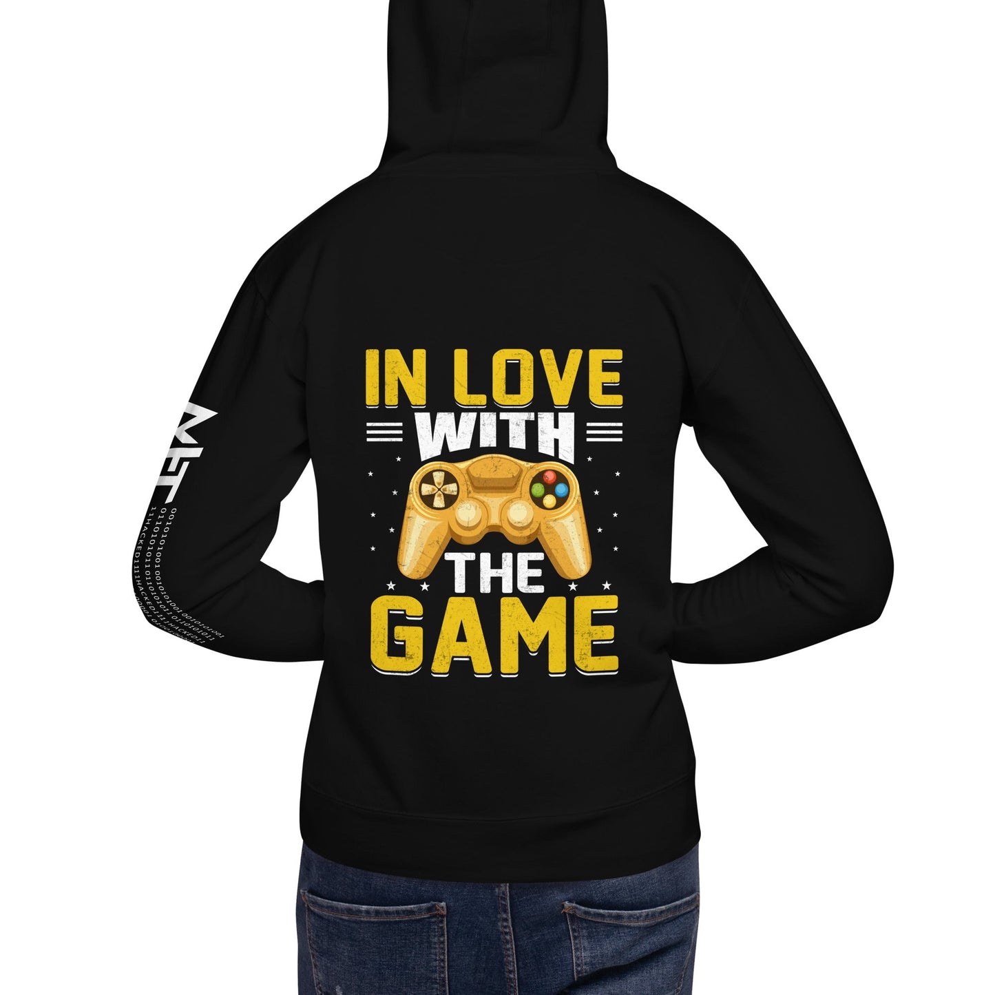 In Love With The Game - Unisex Hoodie ( Back Print ) by DarkByteGear