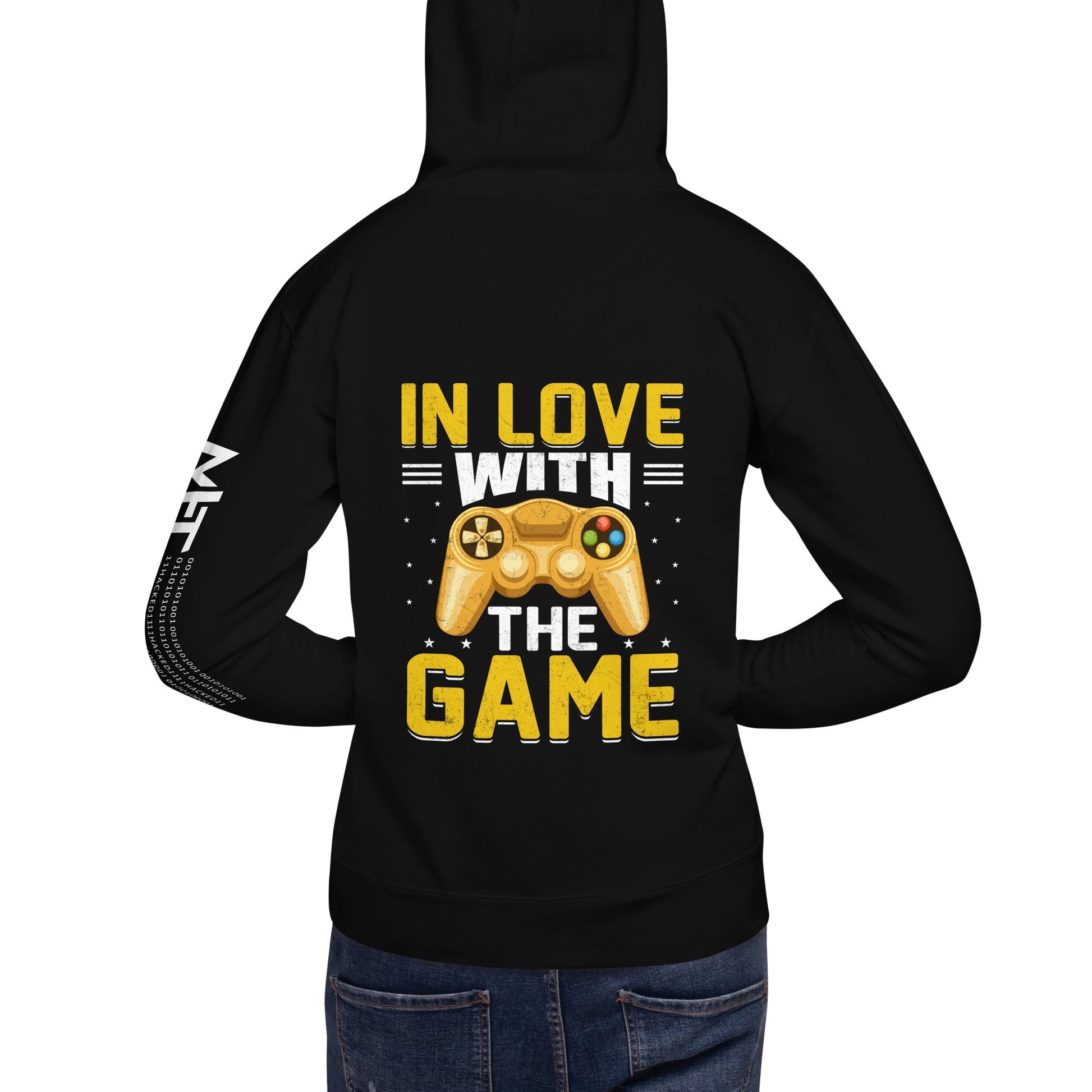 In Love With The Game - Unisex Hoodie ( Back Print ) by DarkByteGear