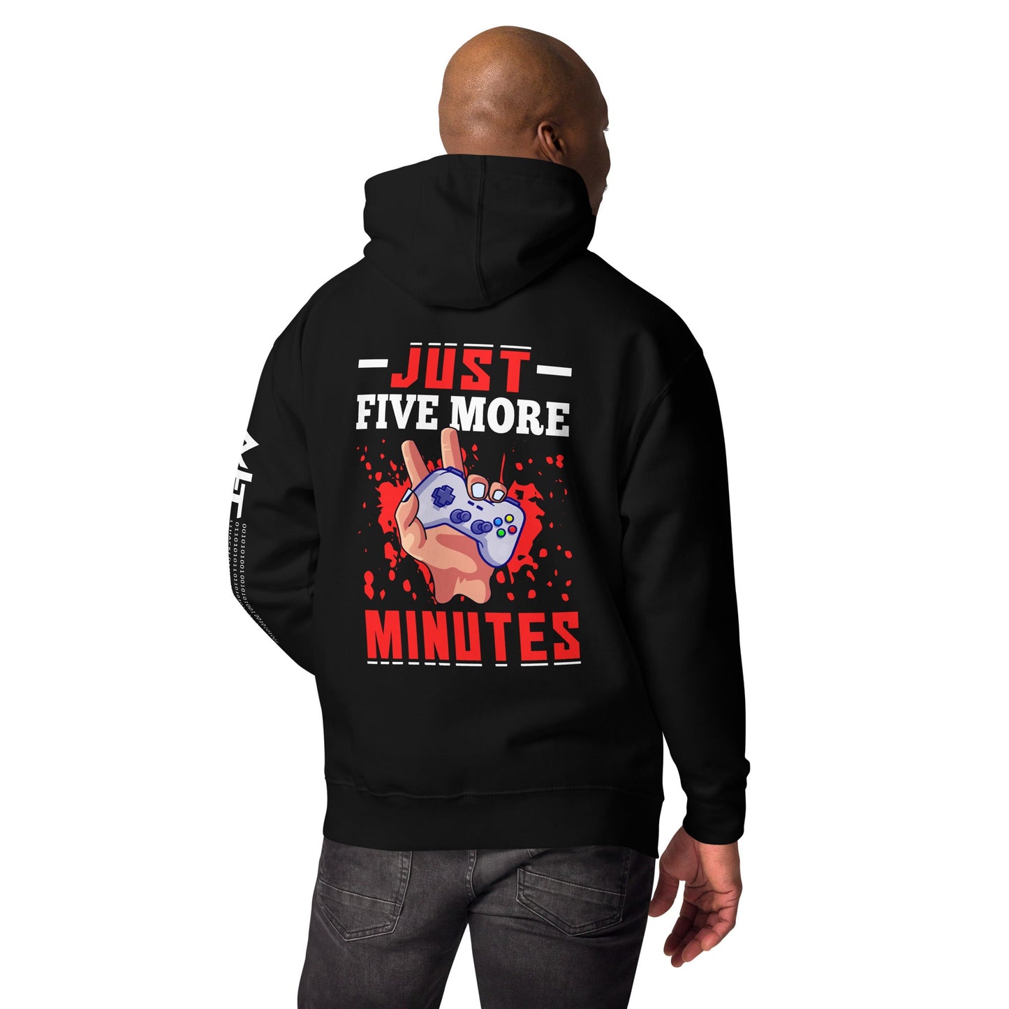 Just 5 more Minutes Rima - Unisex Hoodie ( Back Print ) by DarkByteGear