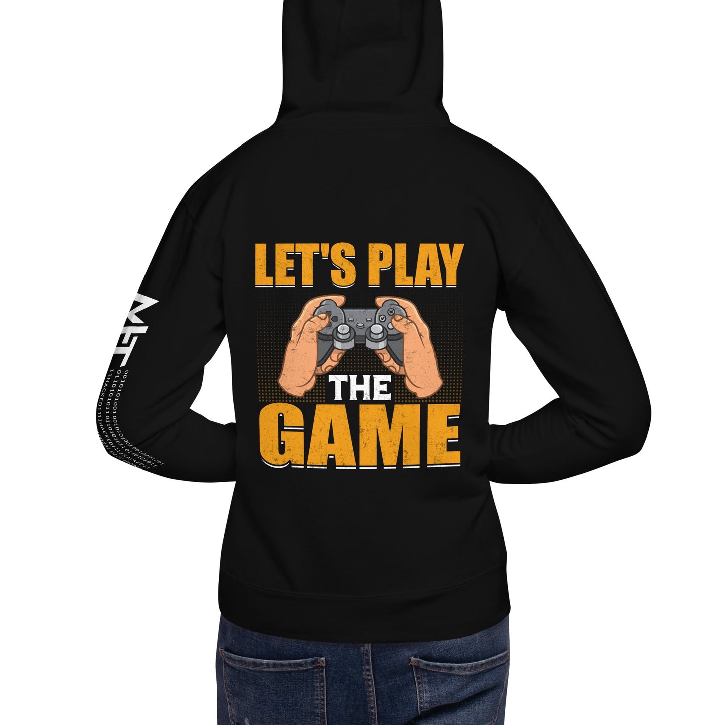 Let's Play the Game - Unisex Hoodie ( Back Print ) by DarkByteGear