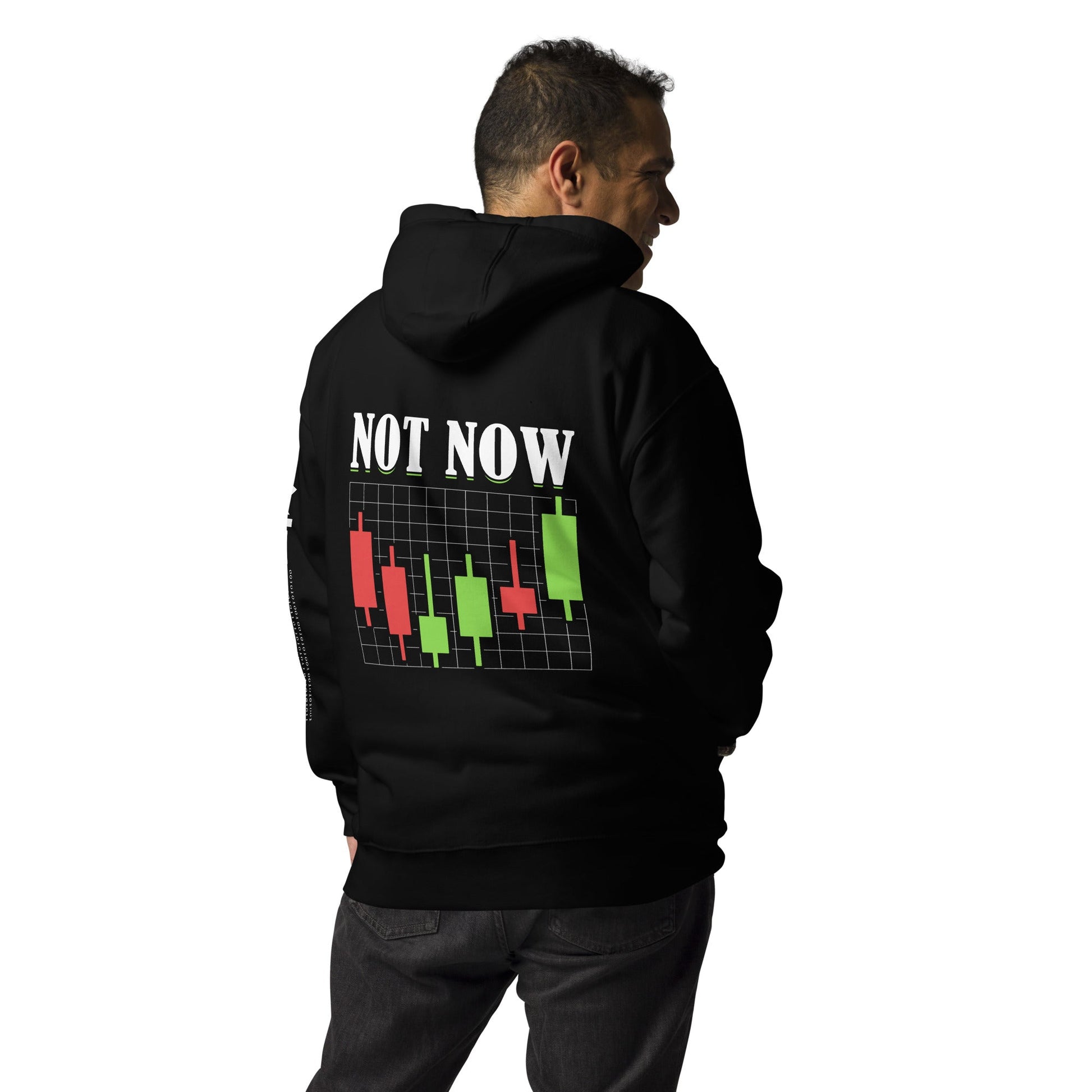 Not Now - Unisex Hoodie ( Back Print ) by DarkByteGear