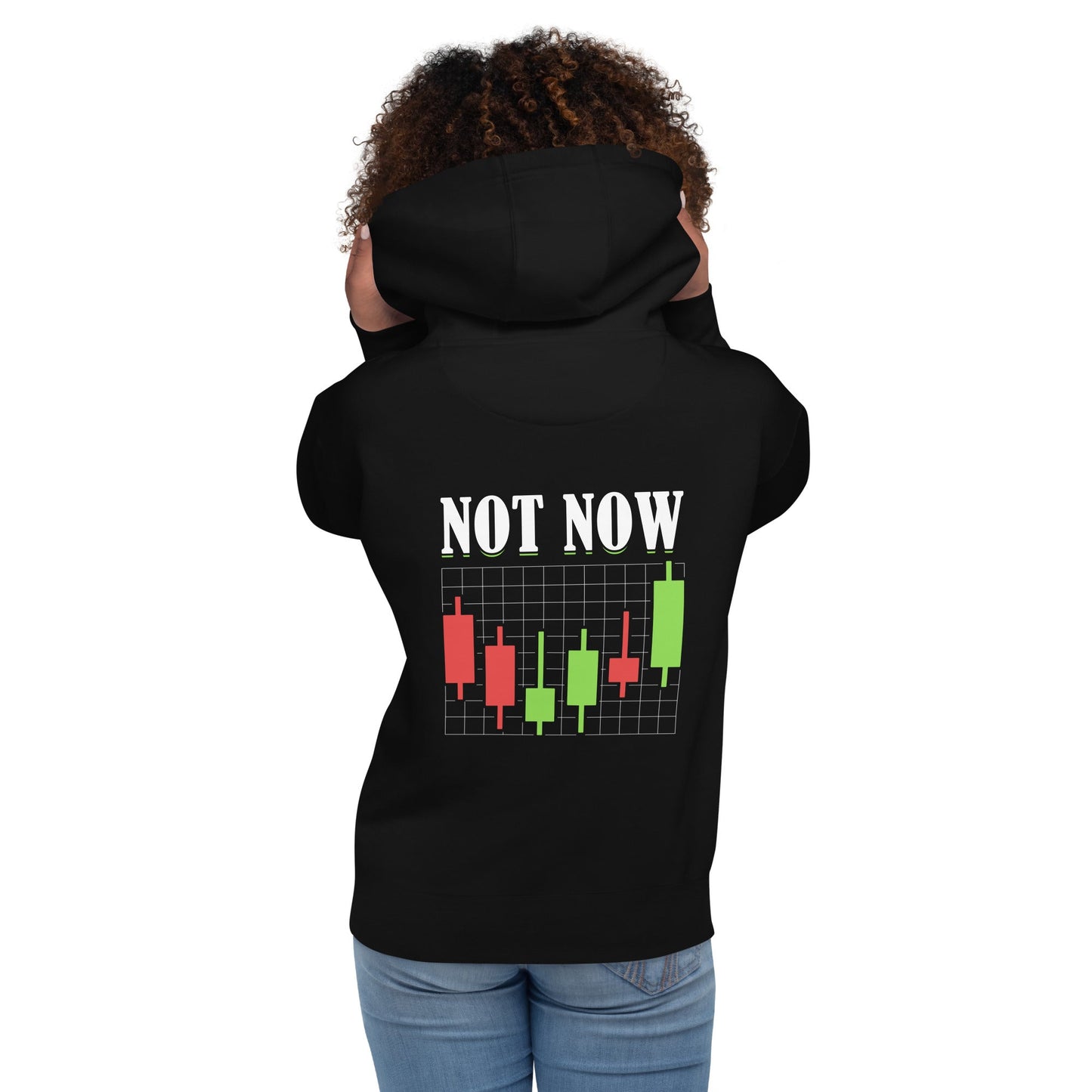 Not Now - Unisex Hoodie ( Back Print ) by DarkByteGear