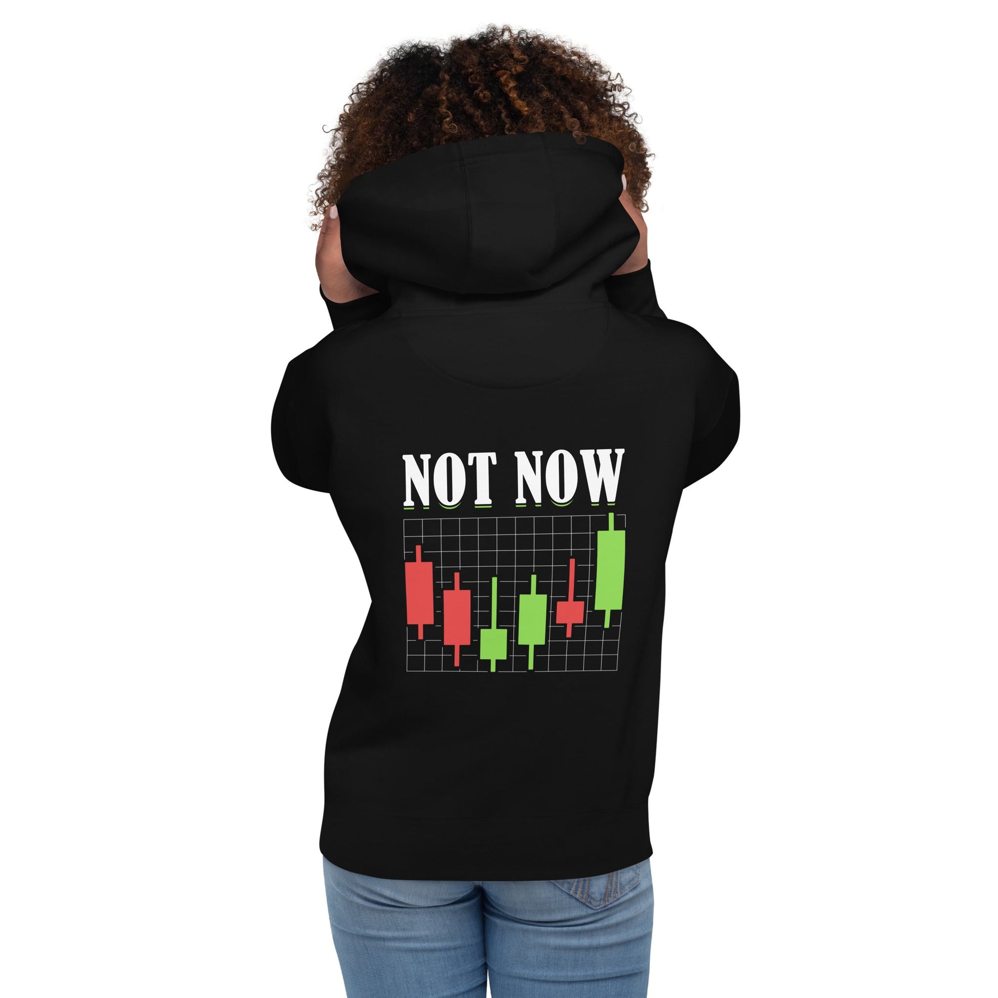 Not Now - Unisex Hoodie ( Back Print ) by DarkByteGear