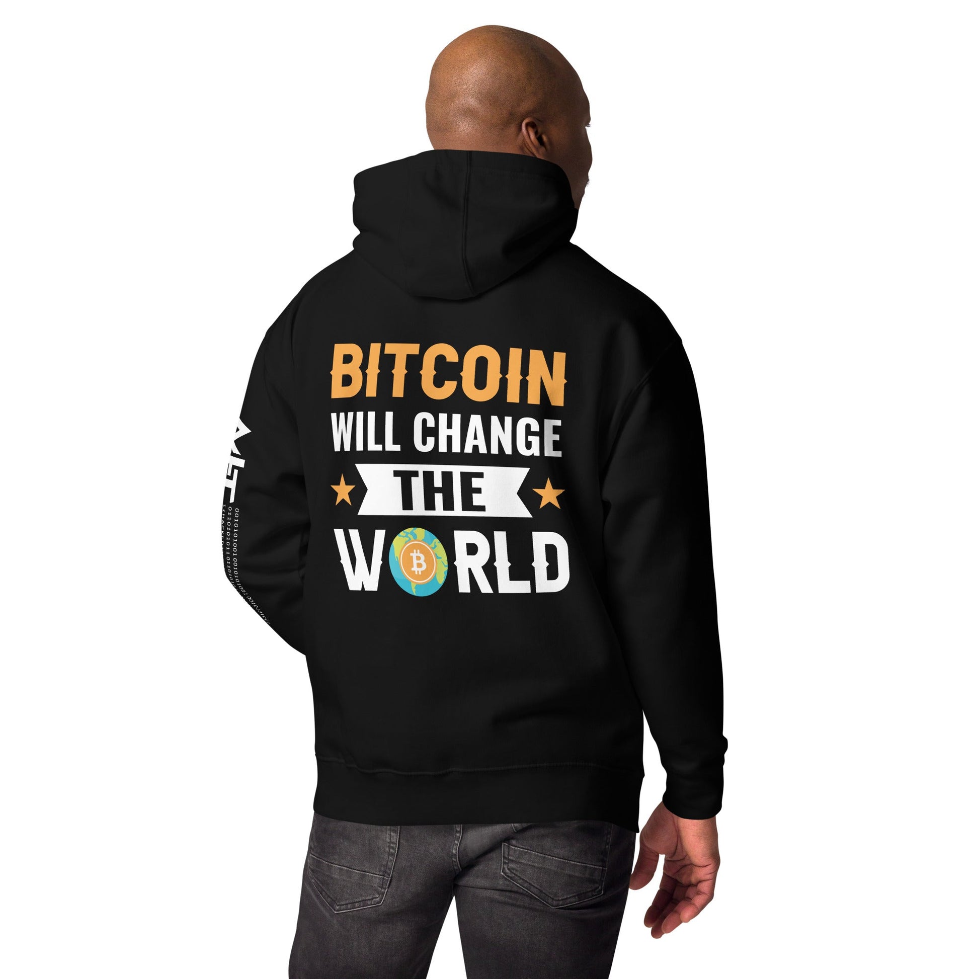 Bitcoin will change the World Unisex Hoodie by DarkByteGear