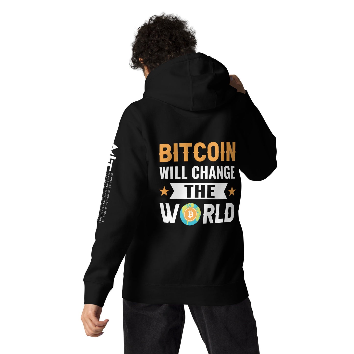 Bitcoin will change the World Unisex Hoodie by DarkByteGear