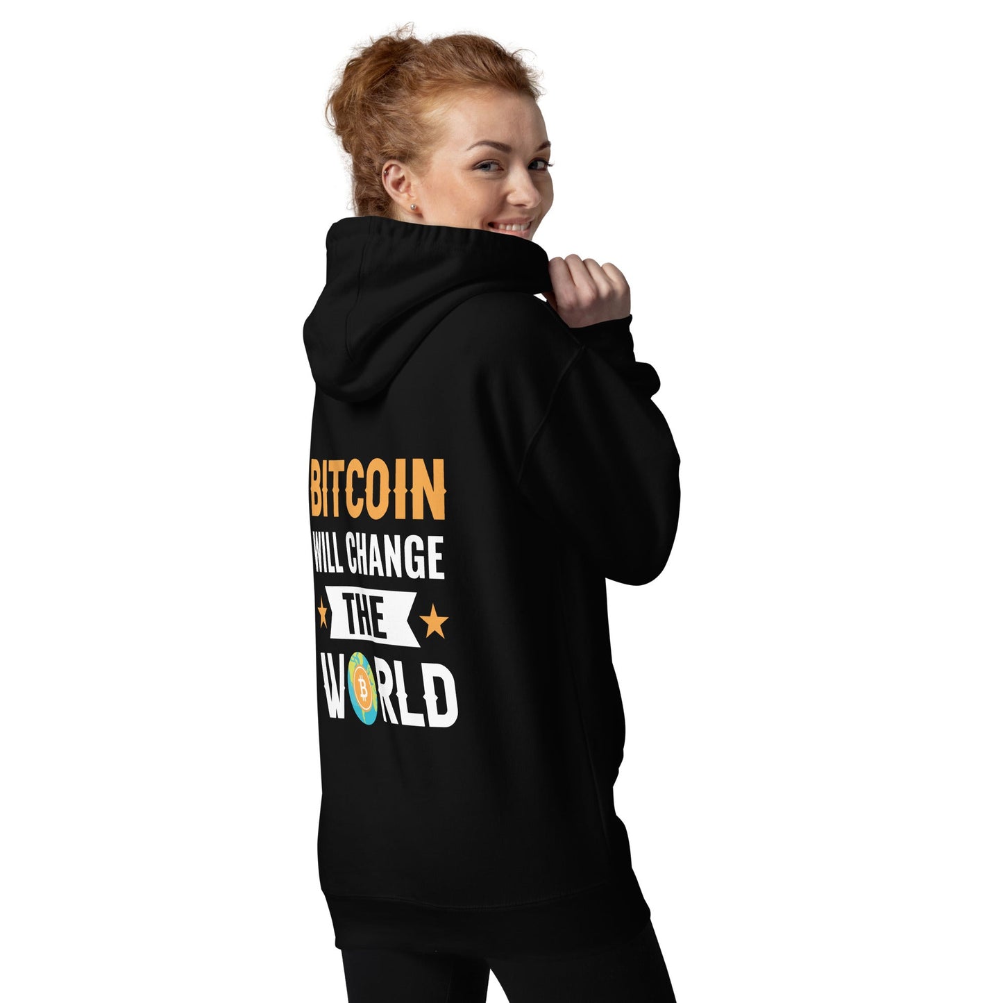 Bitcoin will change the World Unisex Hoodie by DarkByteGear