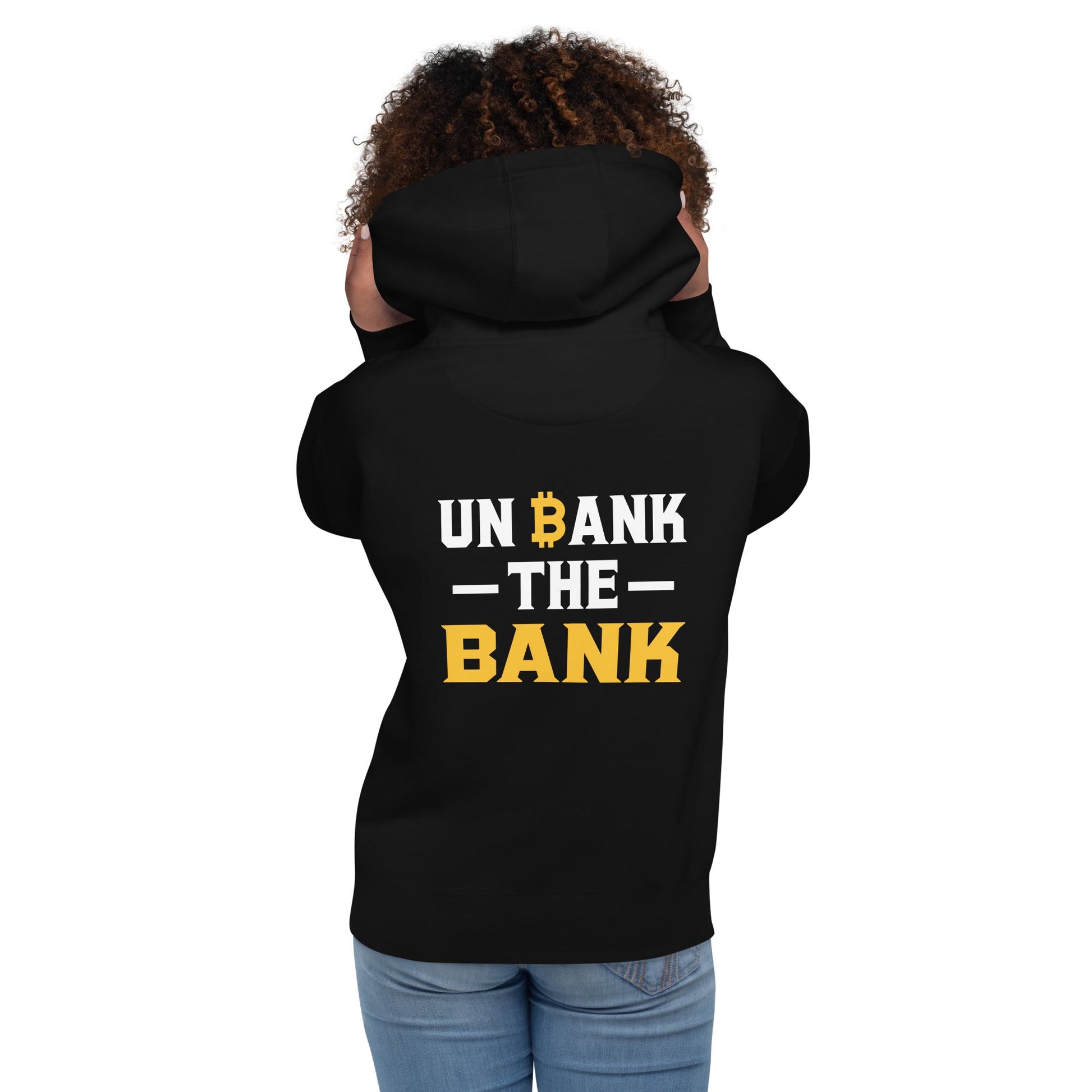 Unbank the Bank - Unisex Hoodie ( Back Print ) by DarkByteGear