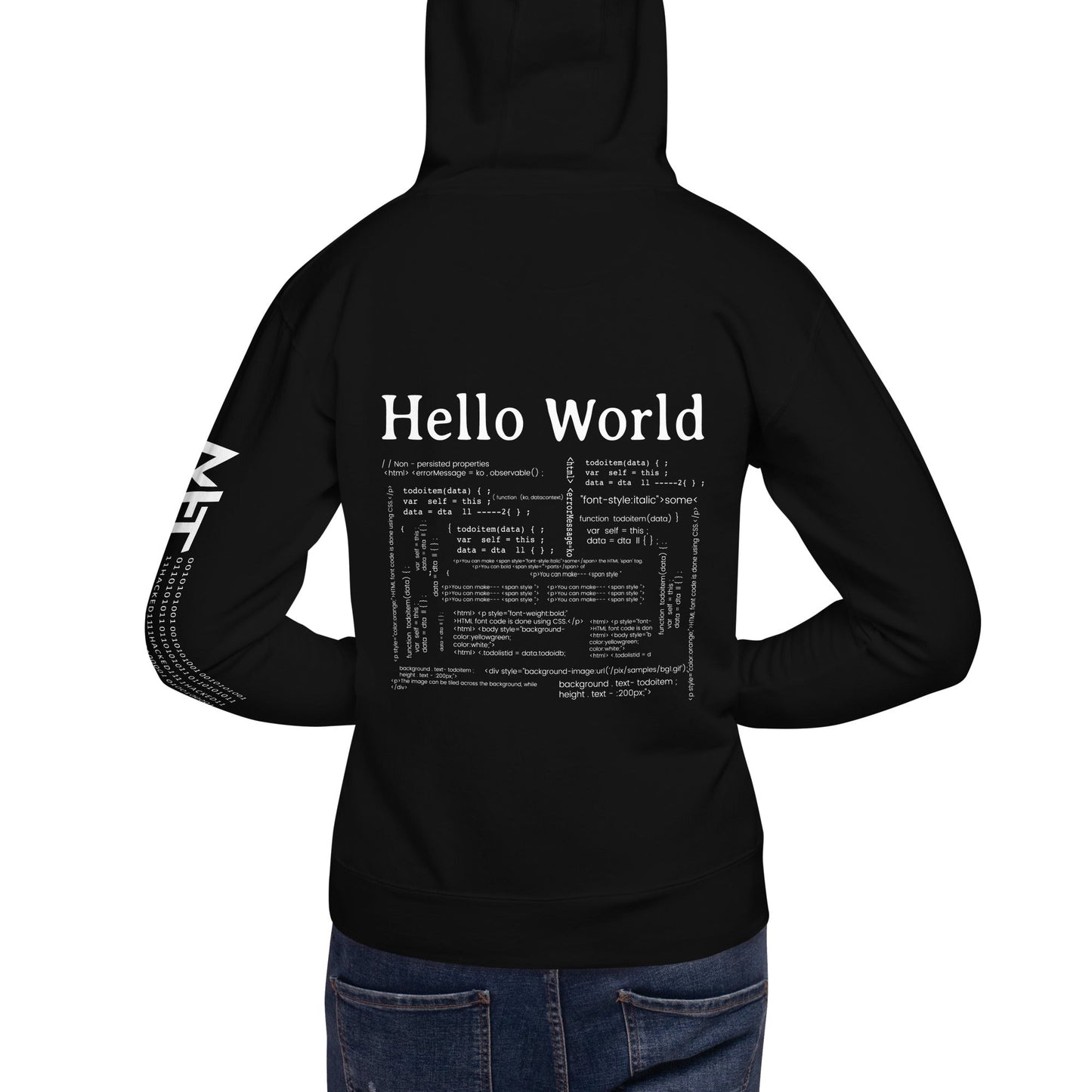 Hello World Computer Programming - Unisex Hoodie by DarkByteGear