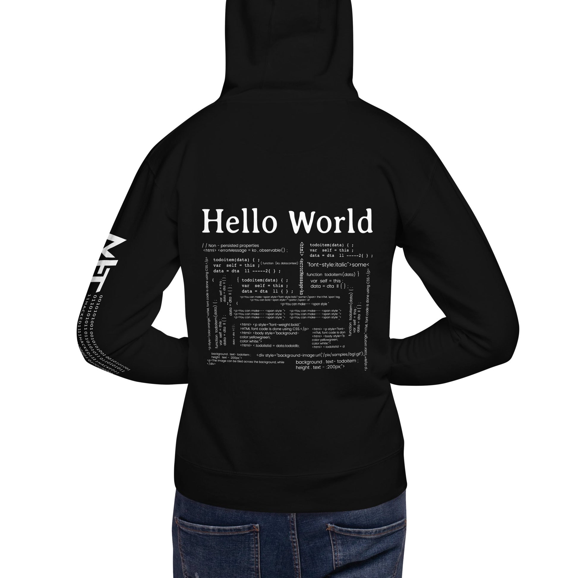 Hello World Computer Programming - Unisex Hoodie by DarkByteGear