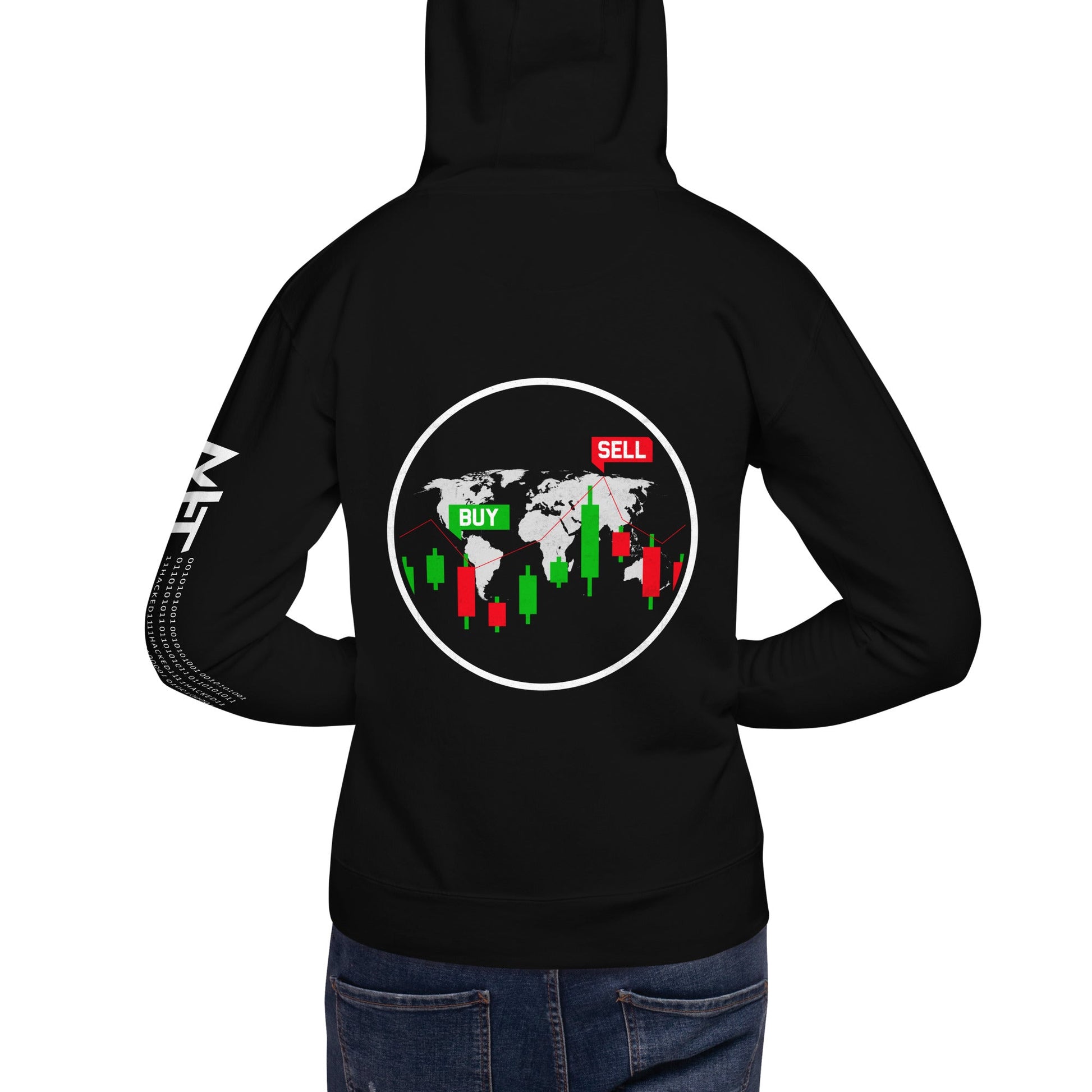 Buy Sell - Unisex Hoodie ( Back Print ) by DarkByteGear