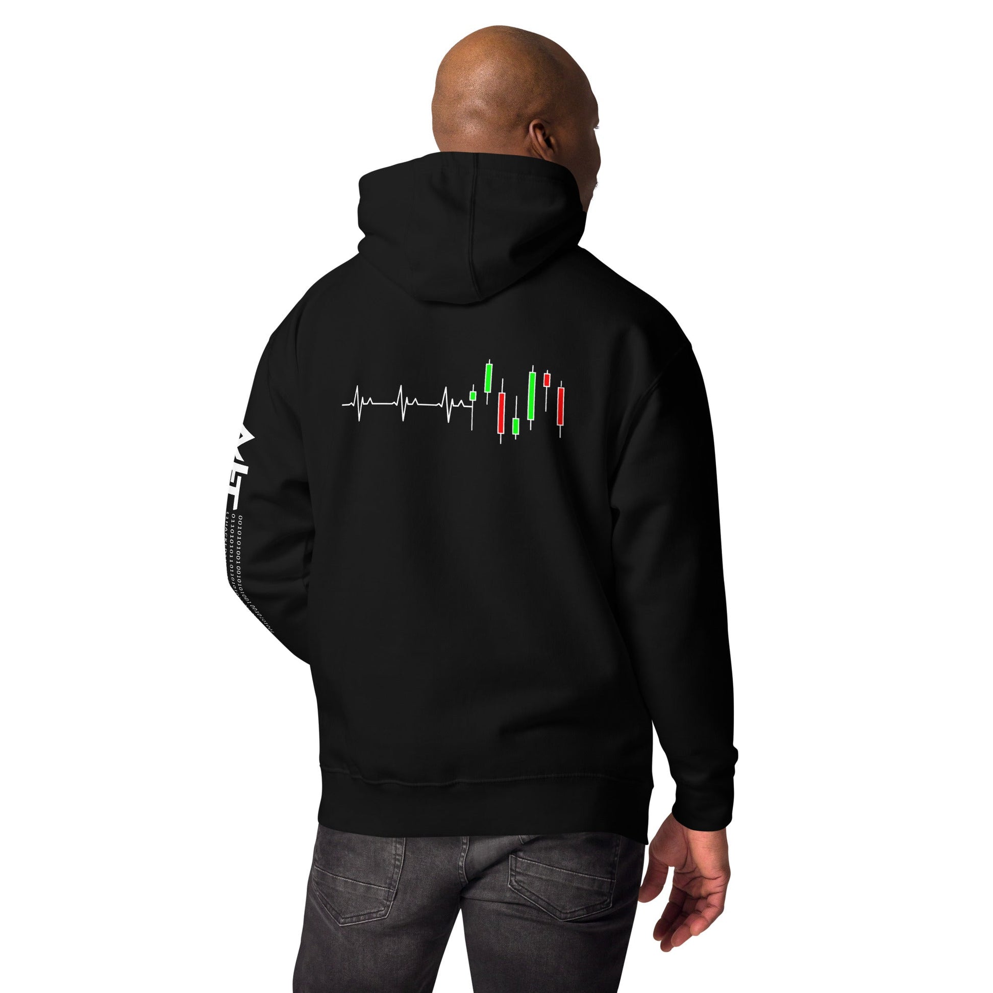 Forex Vector ( ) V1 - Unisex Hoodie ( Back Print ) by DarkByteGear