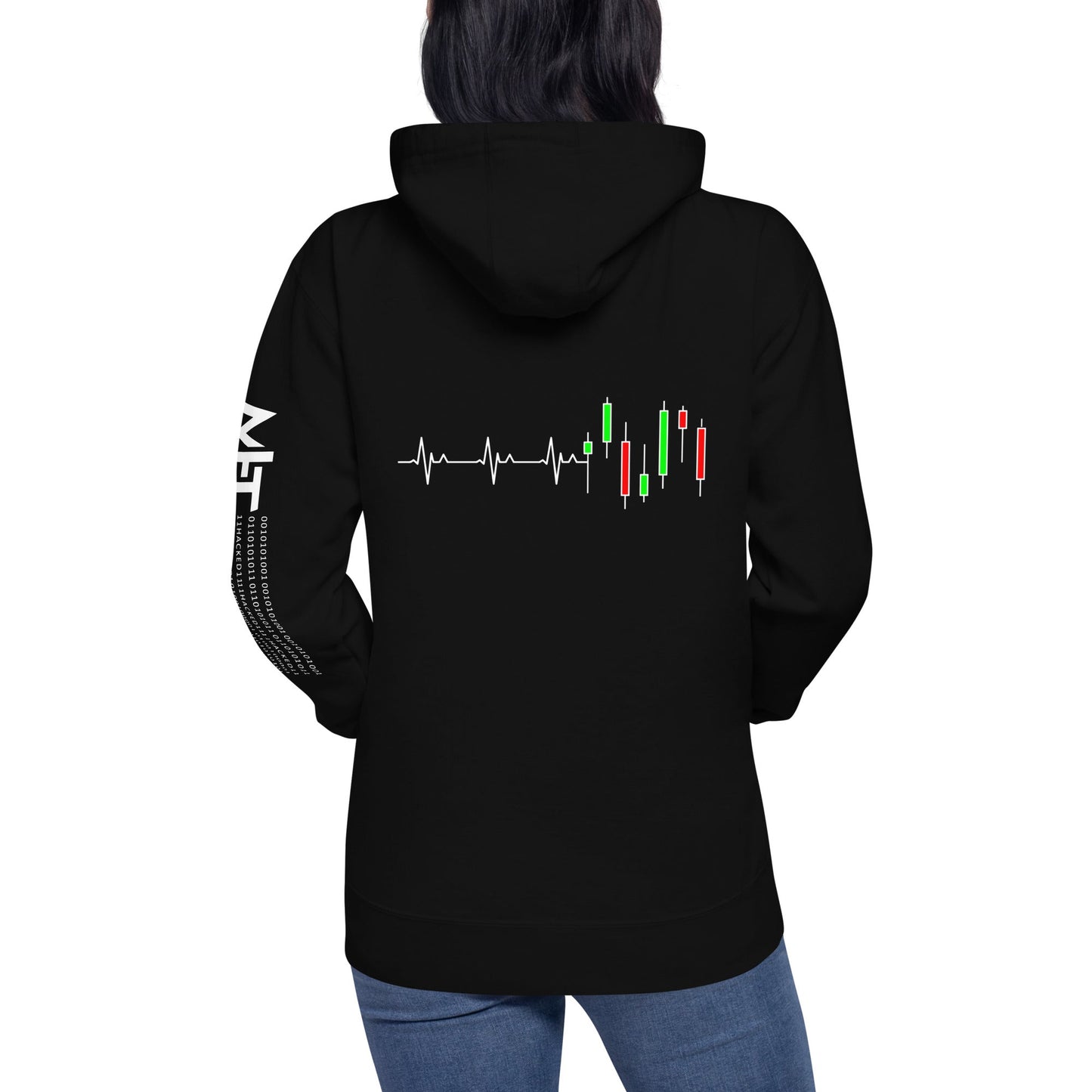 Forex Vector ( ) V1 - Unisex Hoodie ( Back Print ) by DarkByteGear