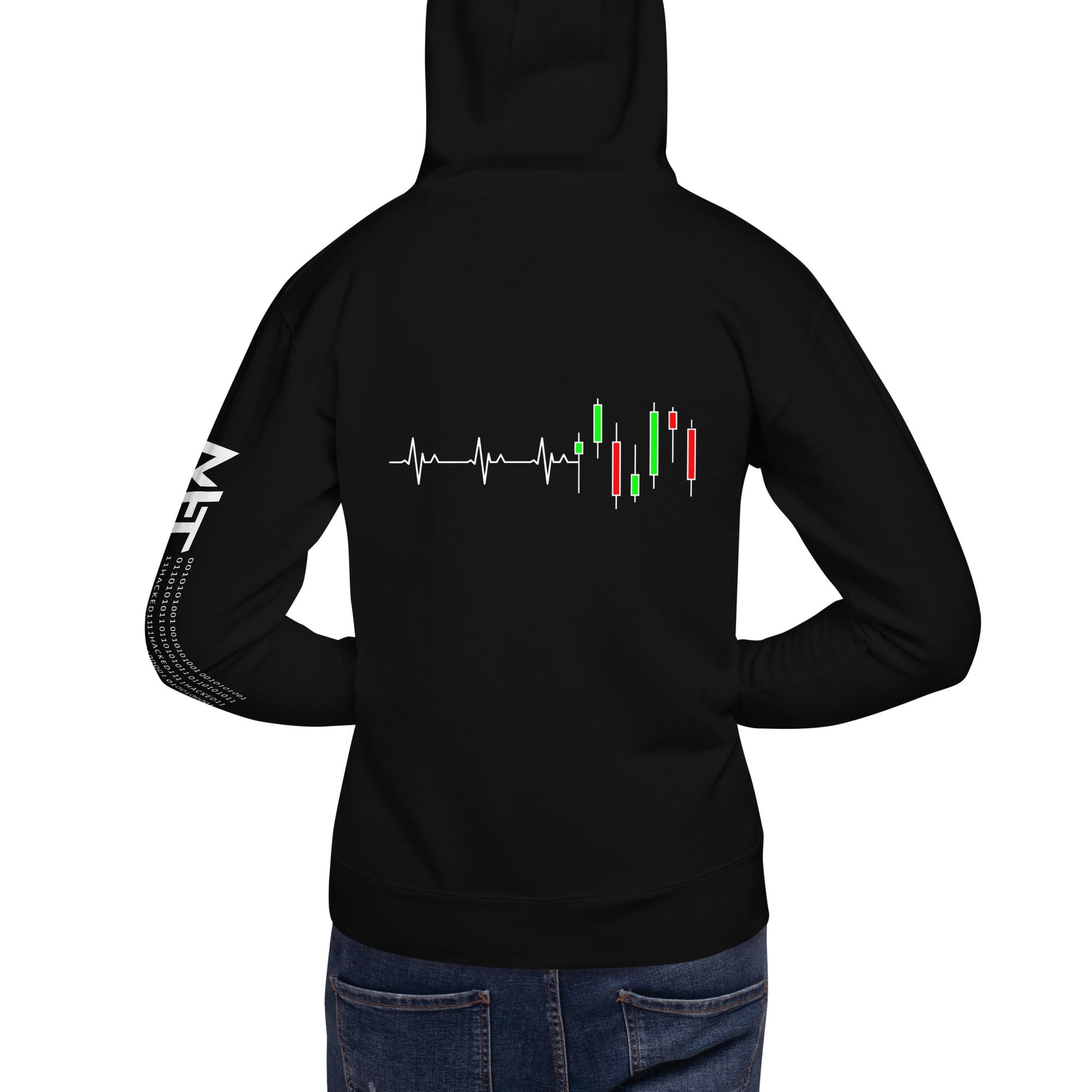 Forex Vector ( ) V1 - Unisex Hoodie ( Back Print ) by DarkByteGear