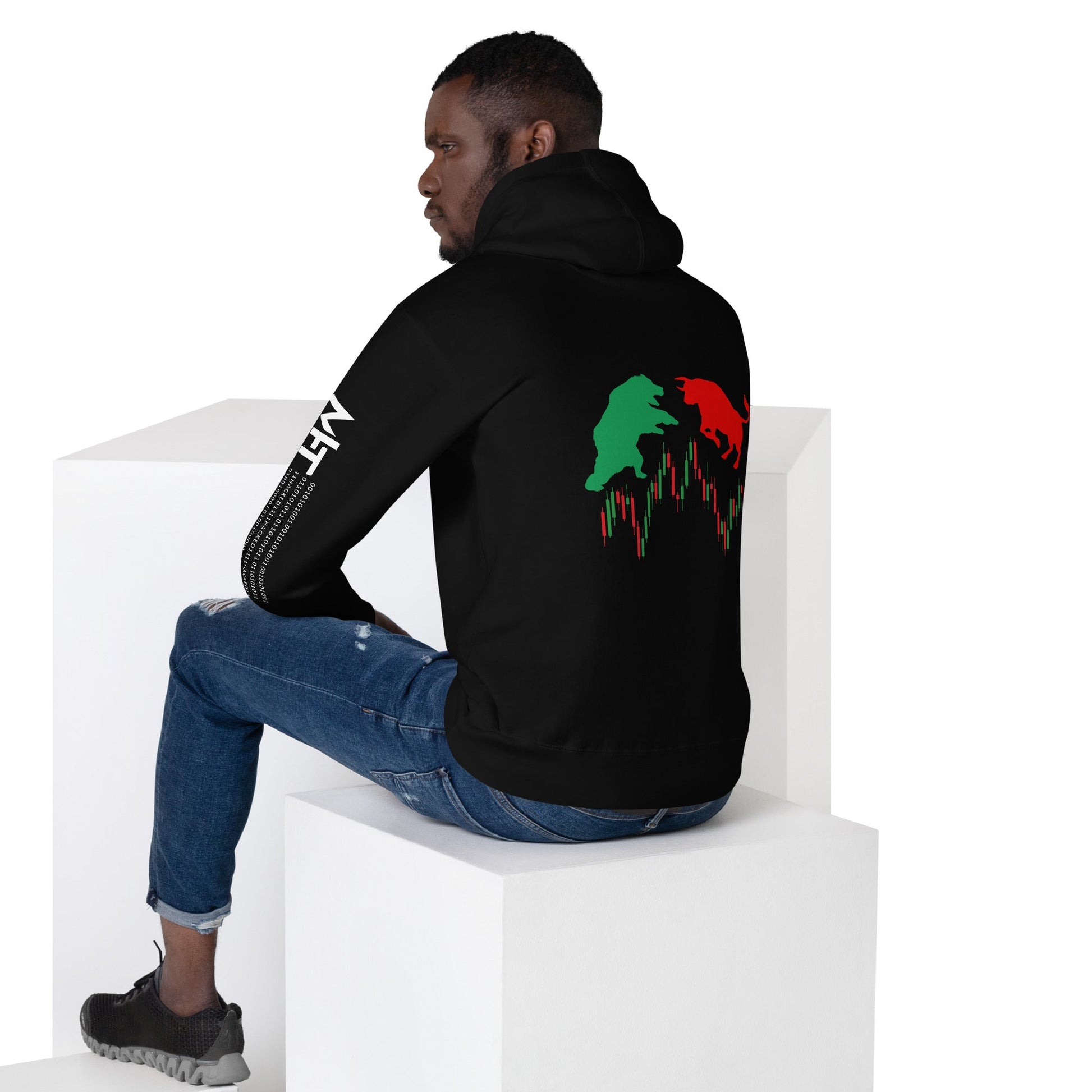 Forex Vector ( Mahfuz ) V2 - Unisex Hoodie ( Back Print ) by DarkByteGear
