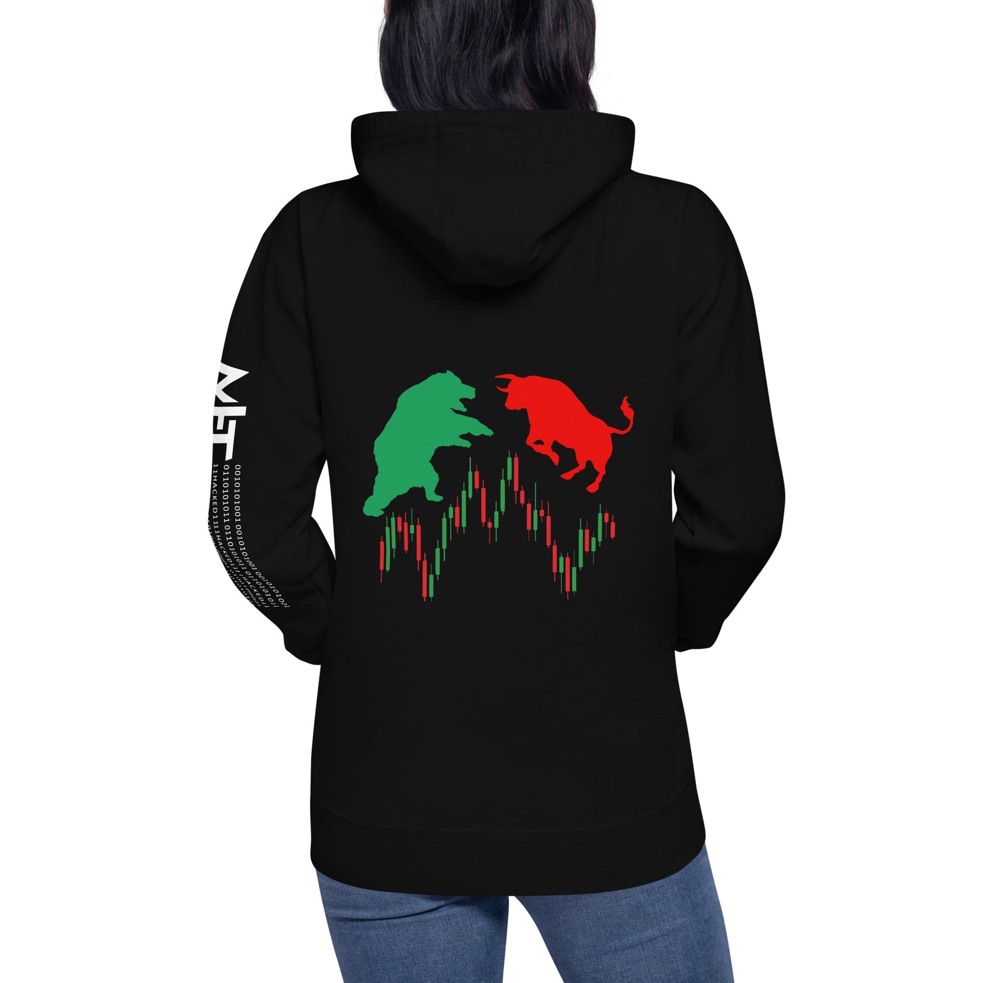Forex Vector ( Mahfuz ) V2 - Unisex Hoodie ( Back Print ) by DarkByteGear