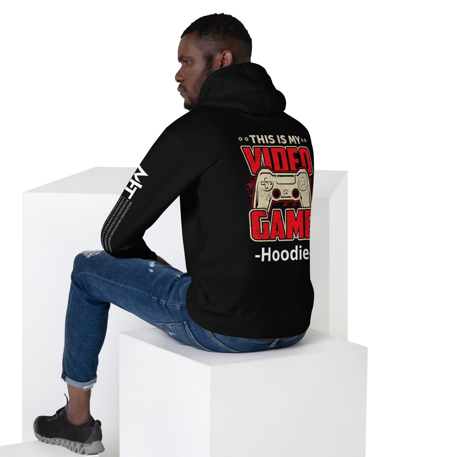 This is my Video Game - Unisex Hoodie ( Back Print ) by DarkByteGear