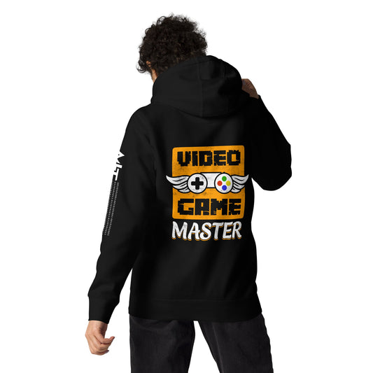 VIDEO GAME MASTER (MAHFUZ) - Unisex Hoodie ( Back Print ) by DarkByteGear