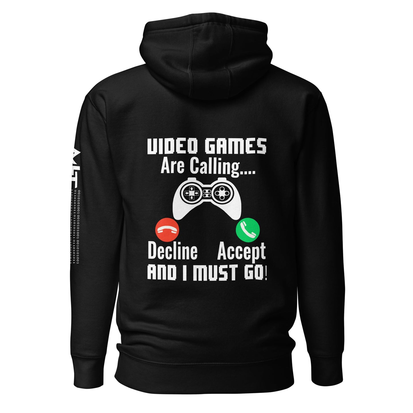 Video Games are Calling and I must Go Rima 18 - Unisex Hoodie by DarkByteGear