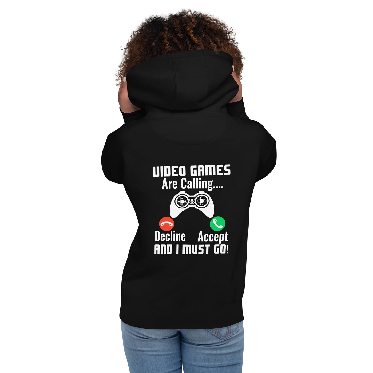 Video Games are Calling and I must Go Rima 18 - Unisex Hoodie by DarkByteGear