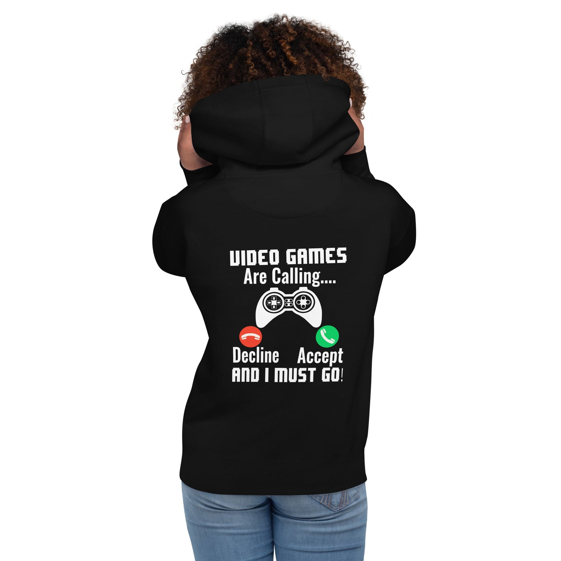 Video Games are Calling and I must Go Rima 18 - Unisex Hoodie by DarkByteGear