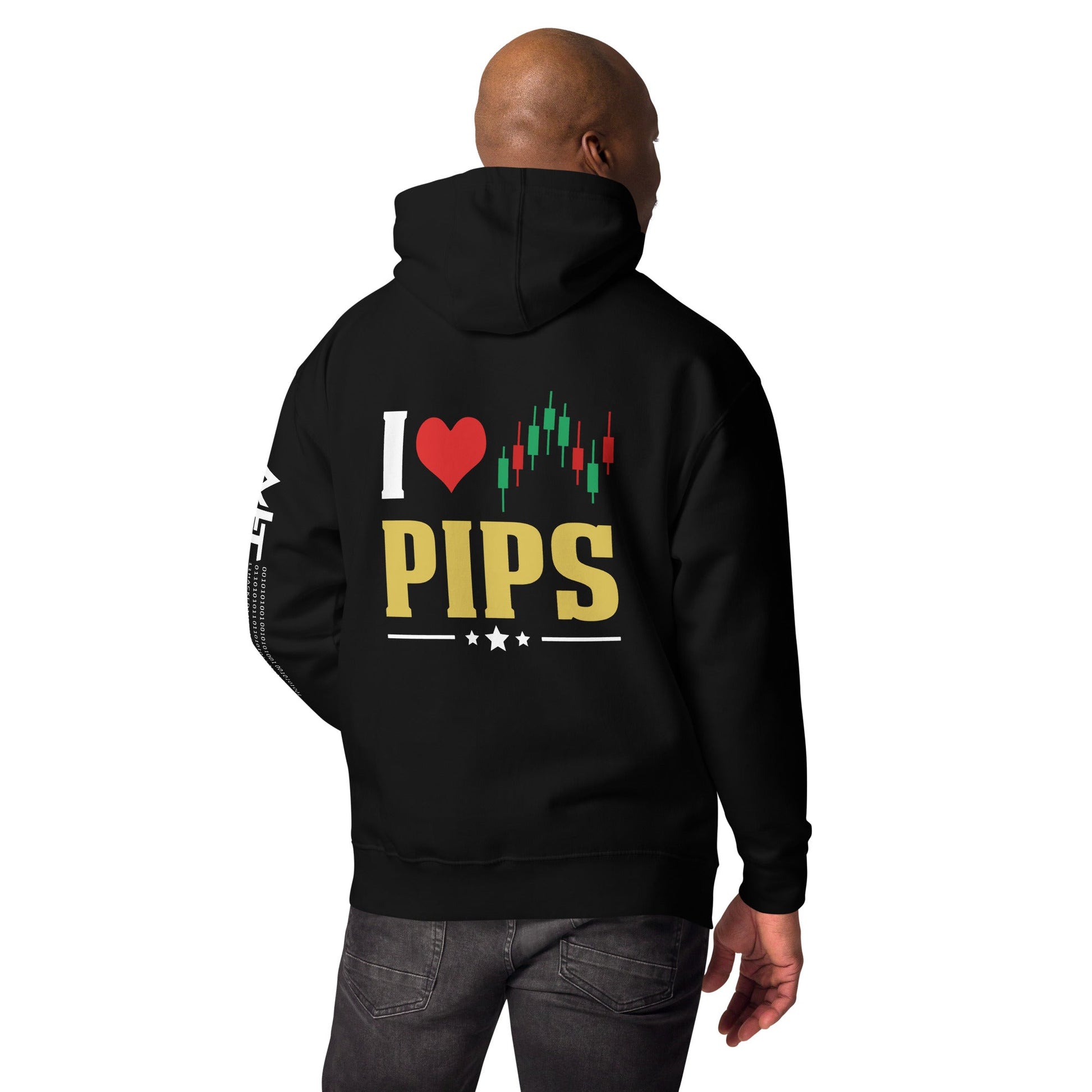 I Love Pips ( MAHFUZ ) - Unisex Hoodie ( Back Print ) by DarkByteGear